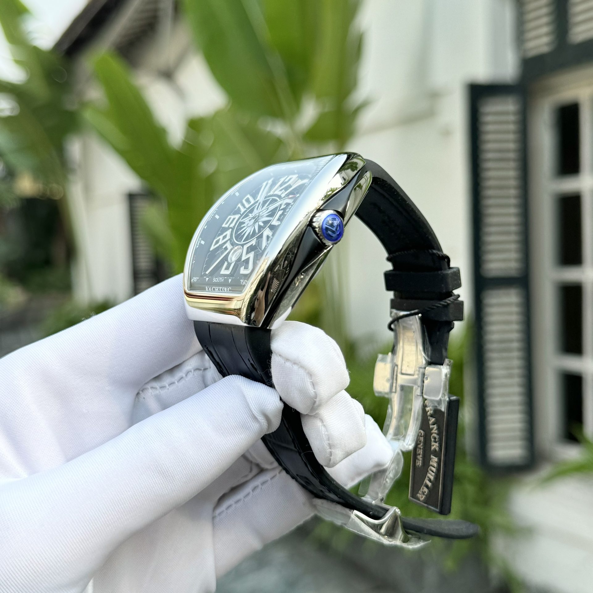 replica Franck Muller V45 Best Replica Watch Blue Dial ABF Factory 45mm WATCHES 3 