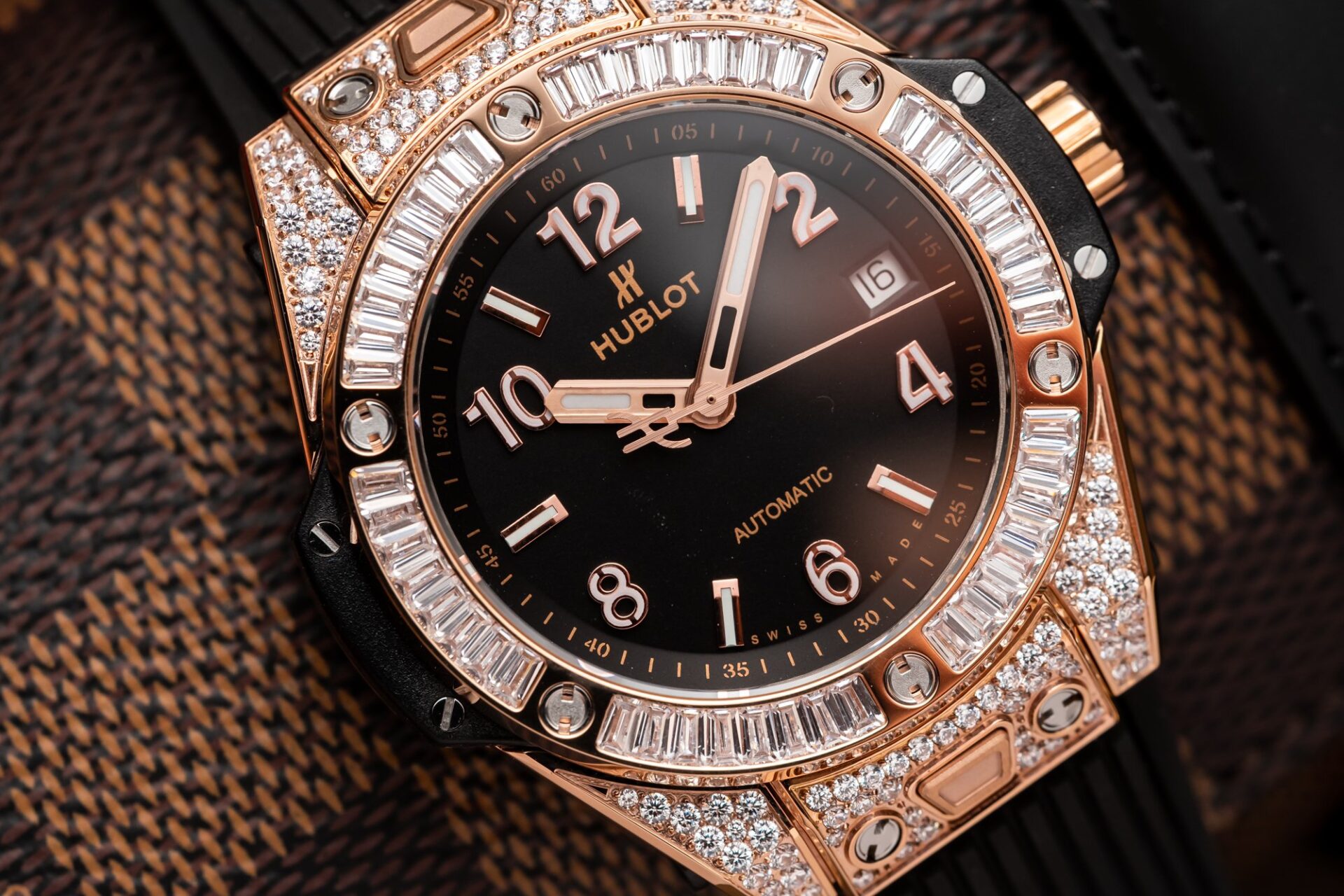 replica Hublot Replica Watches Big Bang Sang Bleu ll King Gold Black Dial BBF 45mm WATCHES 3 