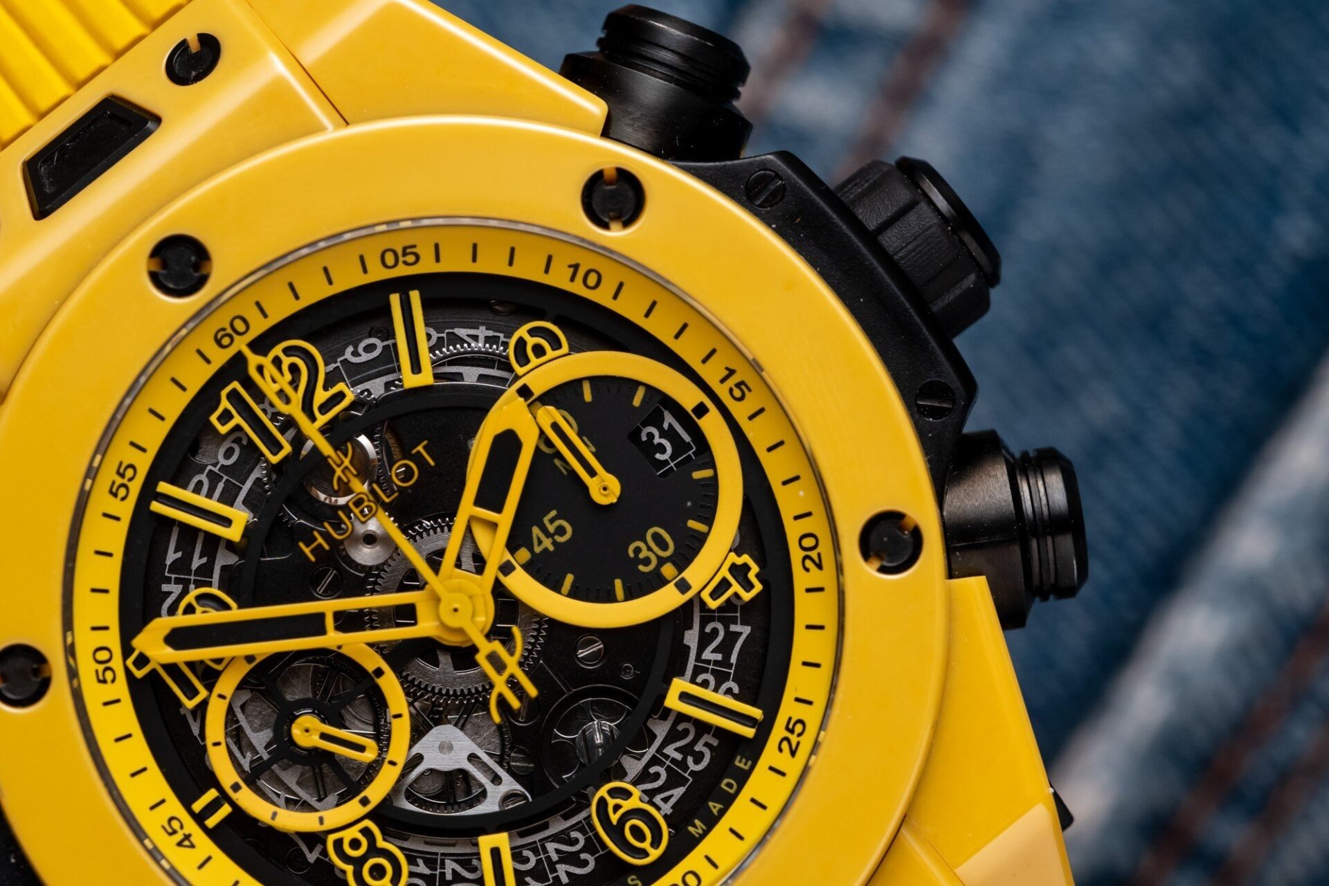 replica Hublot Best Replica Watch Big Bang Unico White Ceramic Rubber Strap BBF Factory 42mm WATCHES 3 