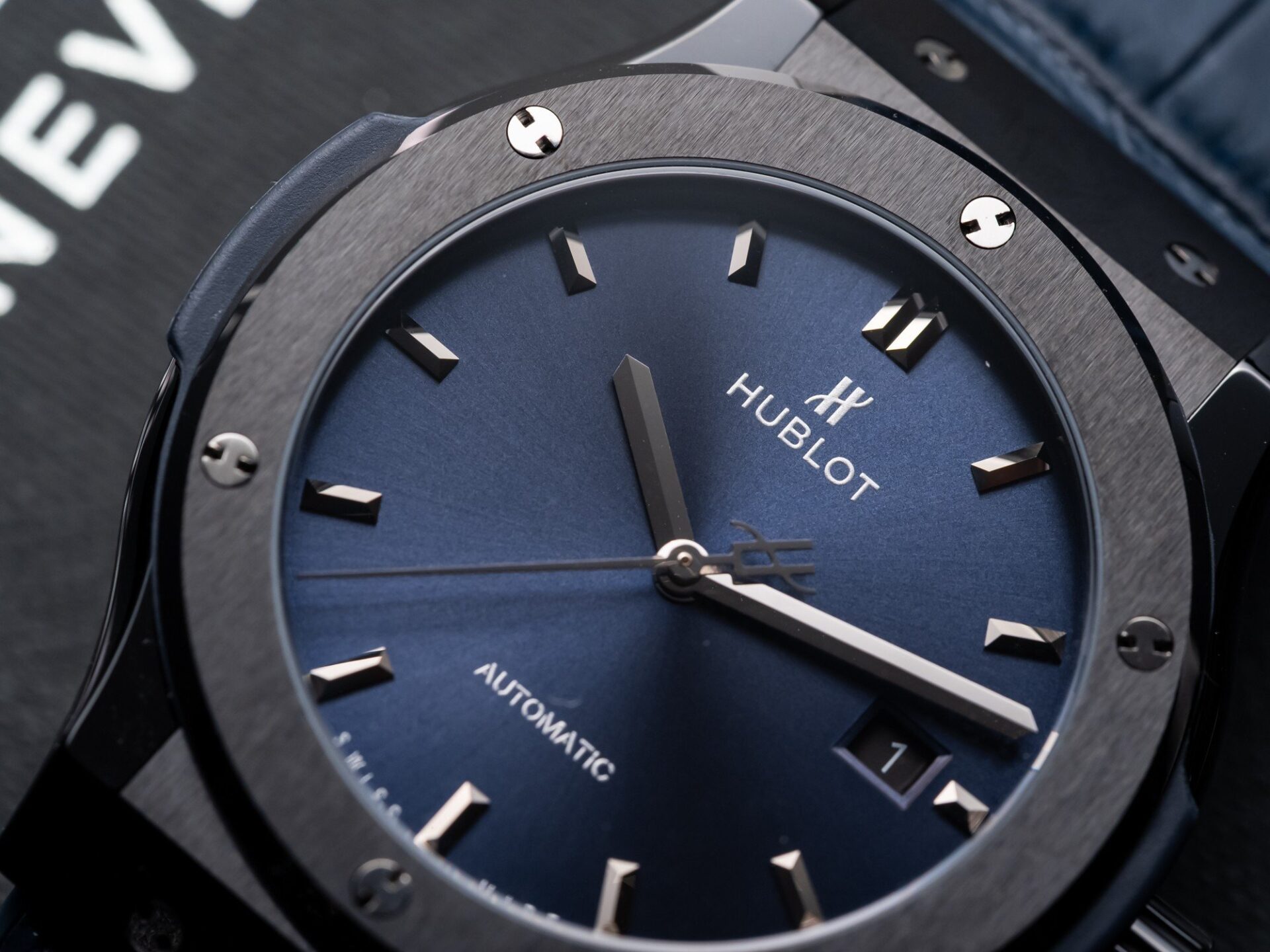 replica Hublot Replica Watches Square Bang Unico Ceramic White BBF Factory 42mm WATCHES 3 
