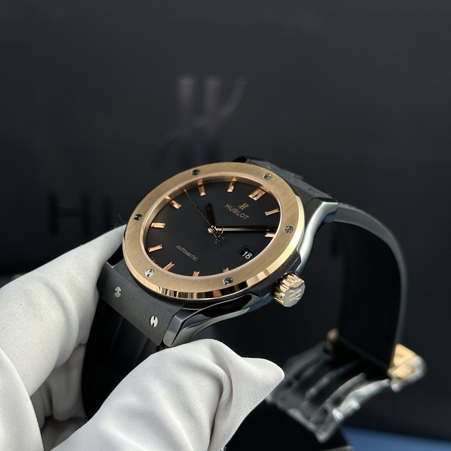 replica Hublot Best Replica Watch Classic Fusion Custom Natural Diamonds 42mm WATCHES 3 