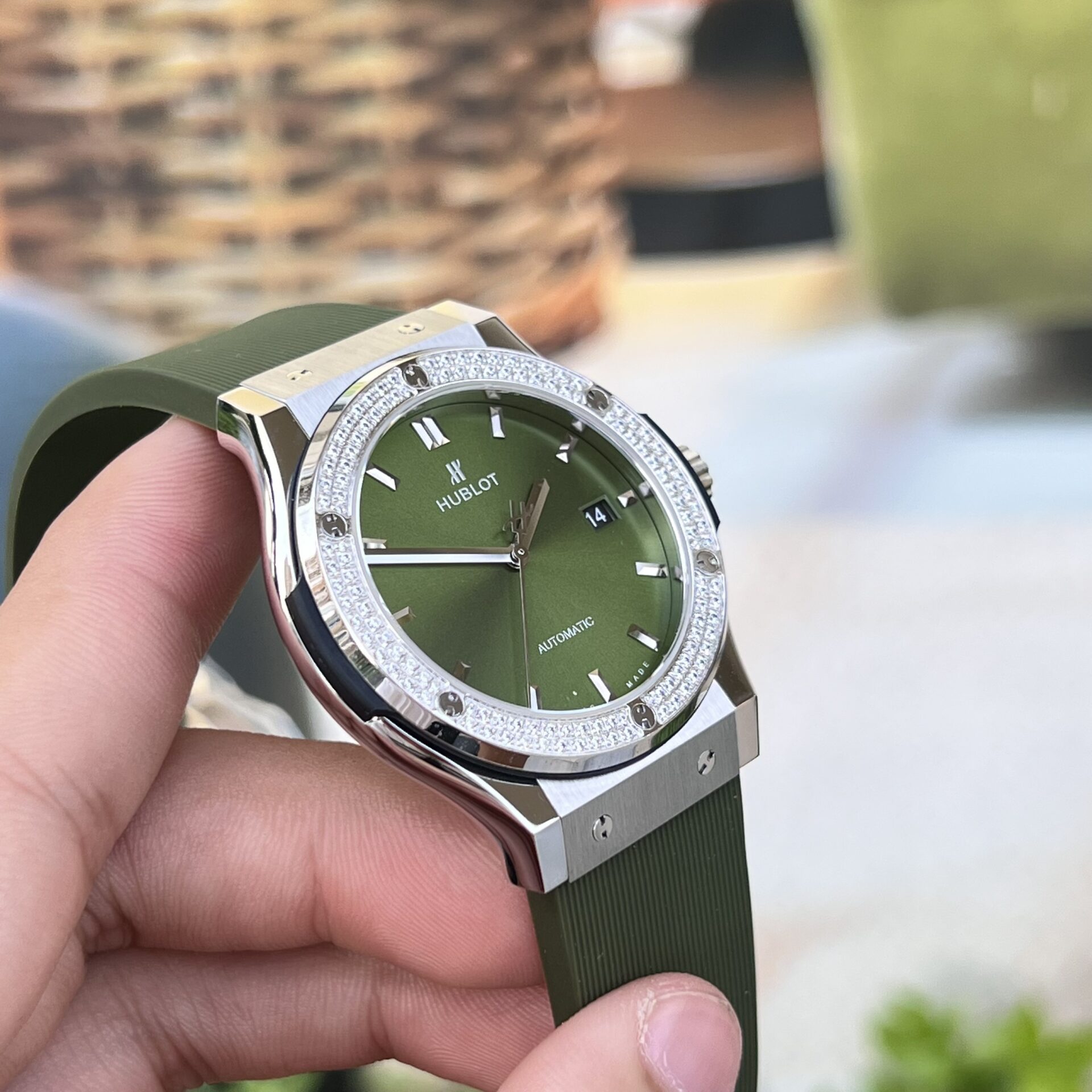 replica Hublot Replica Watch Big Bang Sang Bleu II Titanium Black Dial BBF 45mm WATCHES 3 