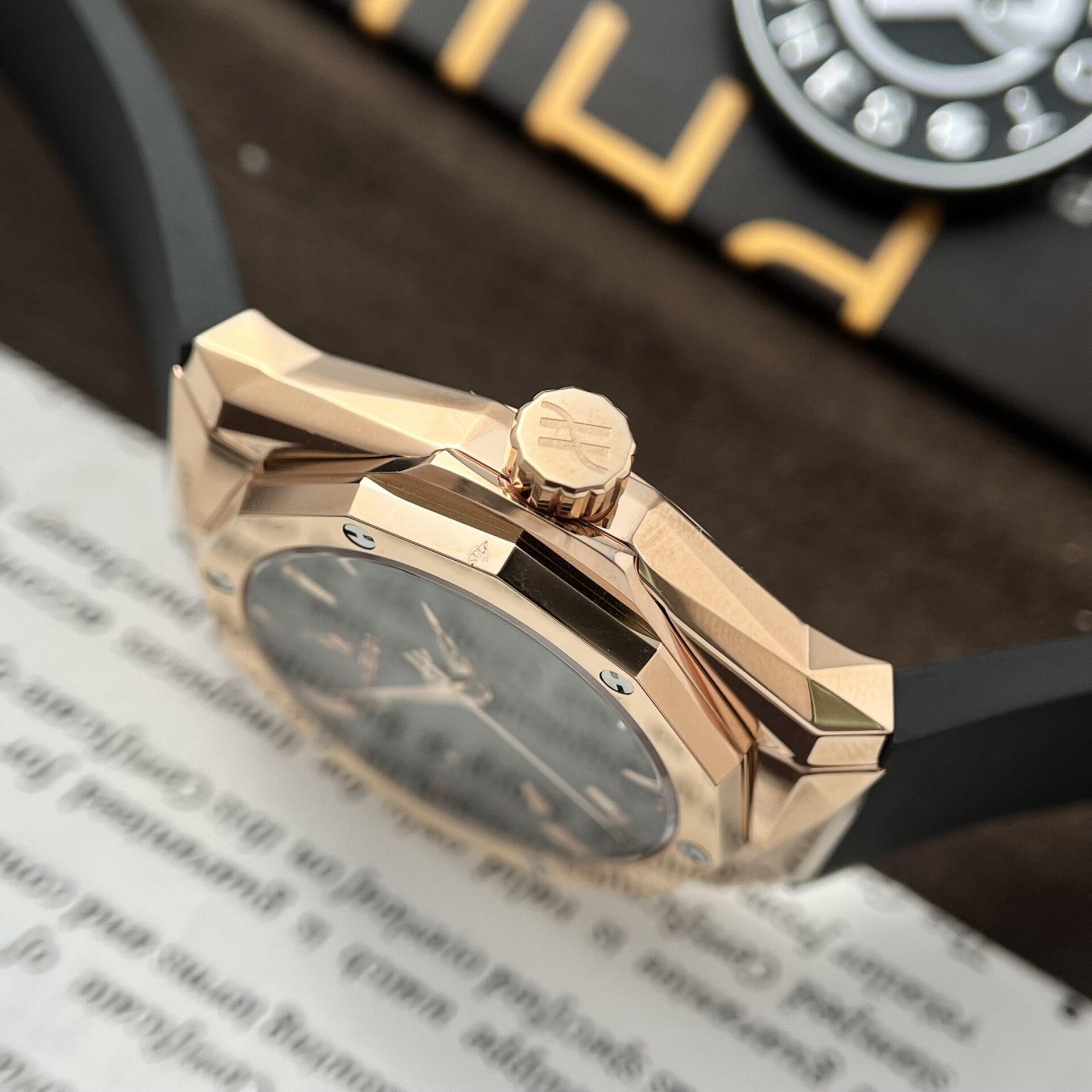 replica Hublot Best Fake Watches Classic Fusion Ceramic Demi King Gold 42mm WATCHES 3 