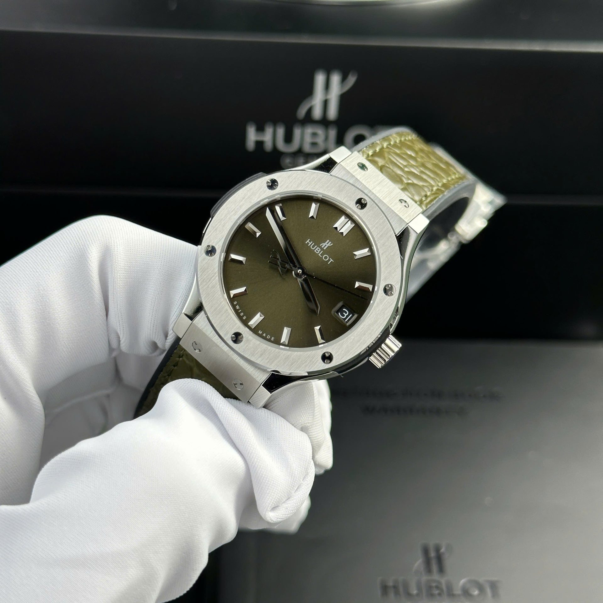 replica Hublot Replica Watch Big Bang One Click Custom Full Moissanite Diamonds 39mm WATCHES 3 