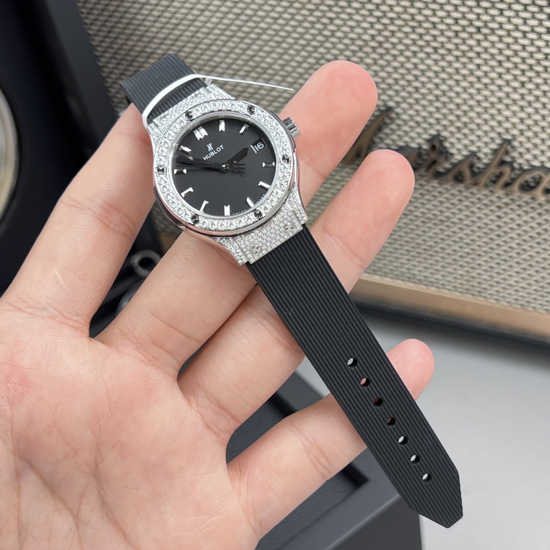 replica Hublot Replica Watch Orlinski Custom Demi Moissanite Diamonds 40mm WATCHES 3 