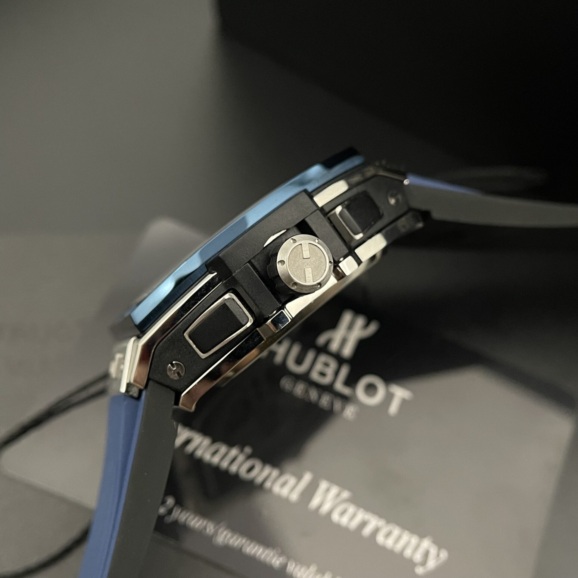 replica Hublot Replica Watches Square Bang Unico Ceramic White BBF Factory 42mm WATCHES 3 