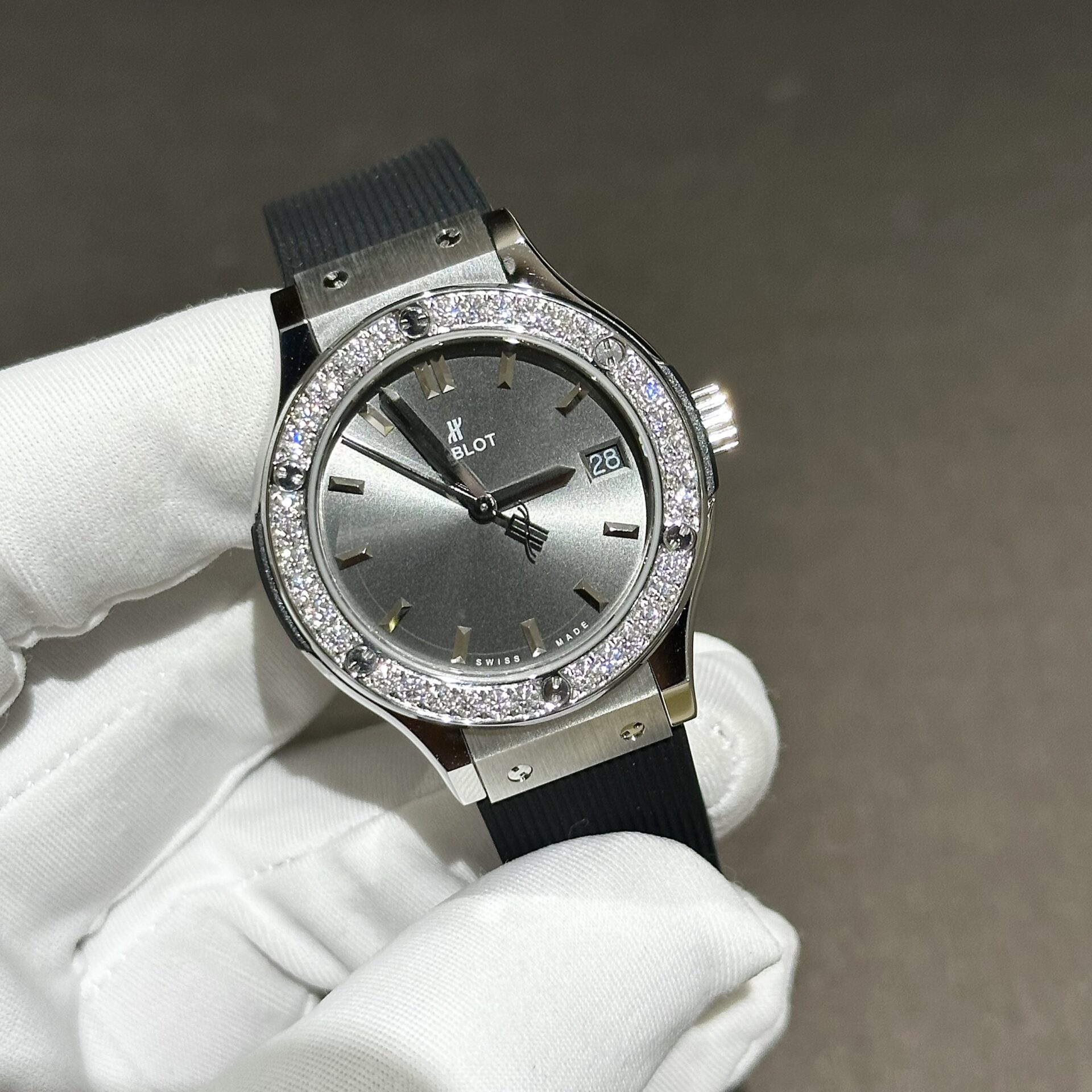 replica Hublot Replica Watches Big Bang Sang Bleu II Titanium White Dial BBF 45mm WATCHES 3 