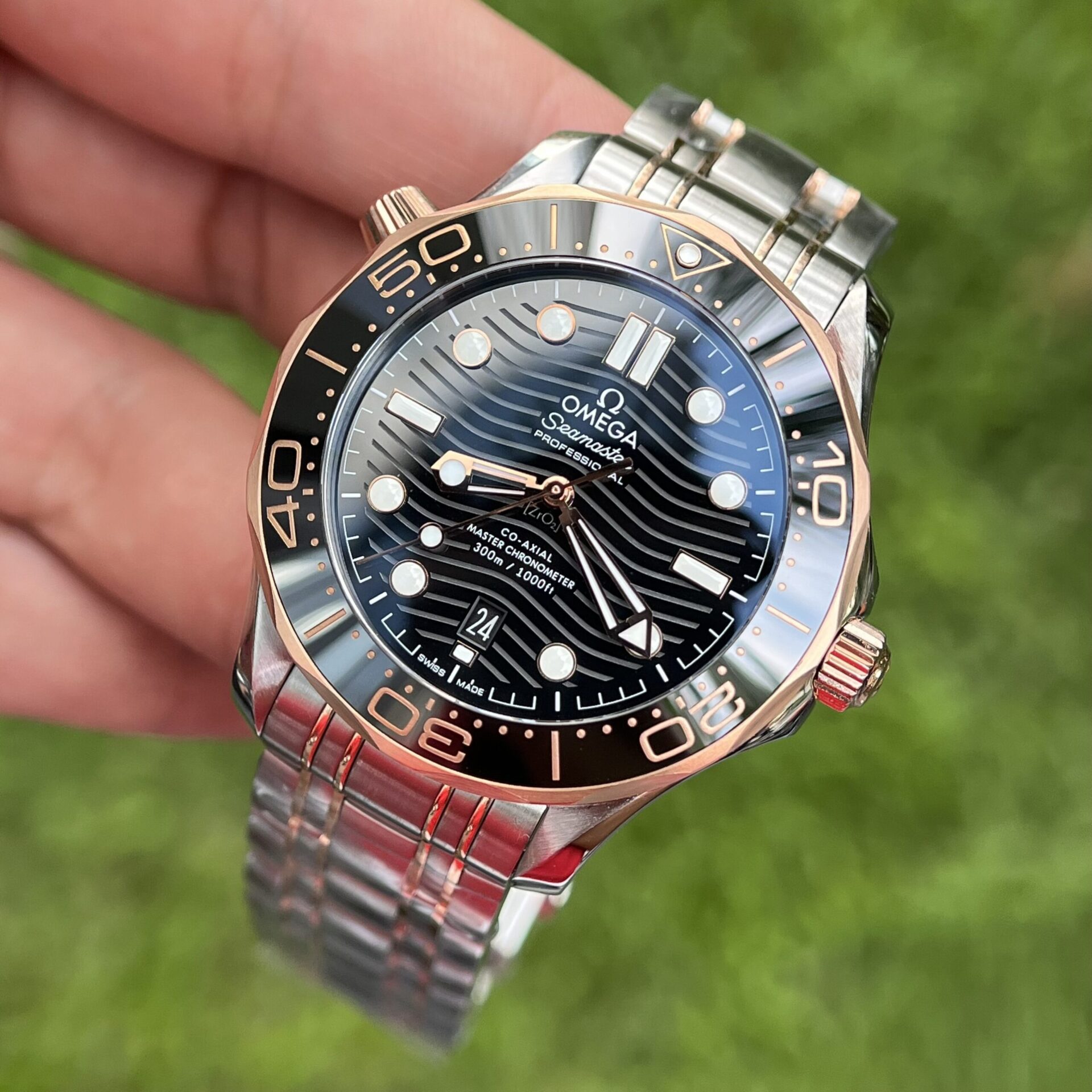 replica Omega Best Replica Watch Seamaster Diver 300M Dial Green VS Factory 42mm WATCHES 3 