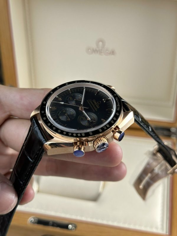 replica Omega Replica Watch Speedmaster Co-Axial Moonphase Blue Dial 44mm WATCHES 3 