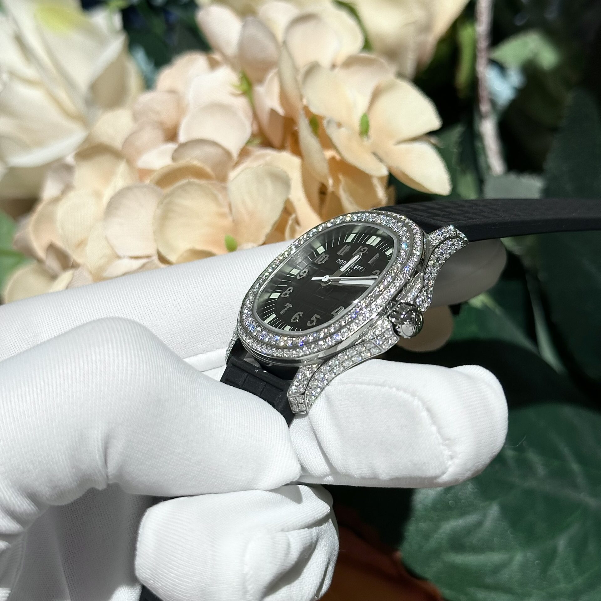 replica Patek Philippe Best Replica Watch Nautilus 5719 Custom Full Moissanite Diamonds 40mm WATCHES 3 