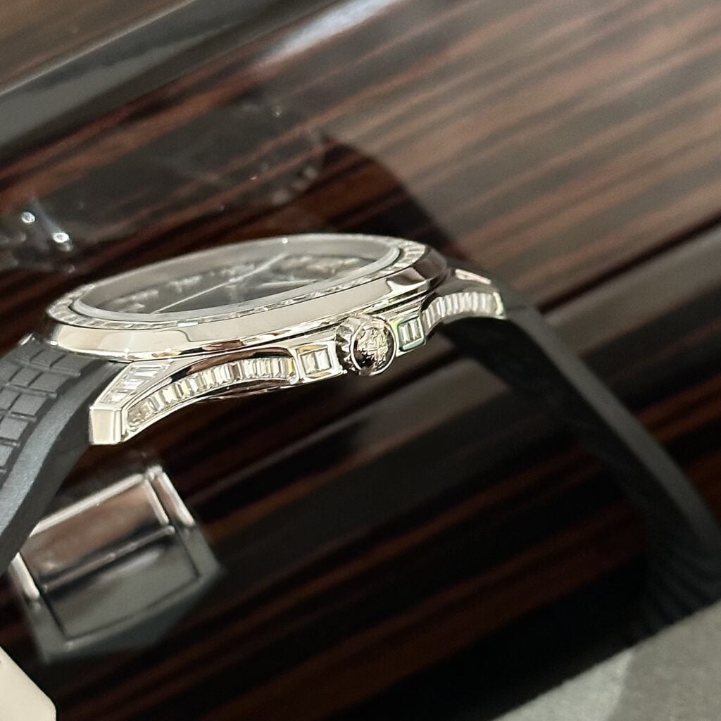 replica Patek Philippe Fake Watch Nautilus 7010 Gray Dial Womens 32mm WATCHES 3 