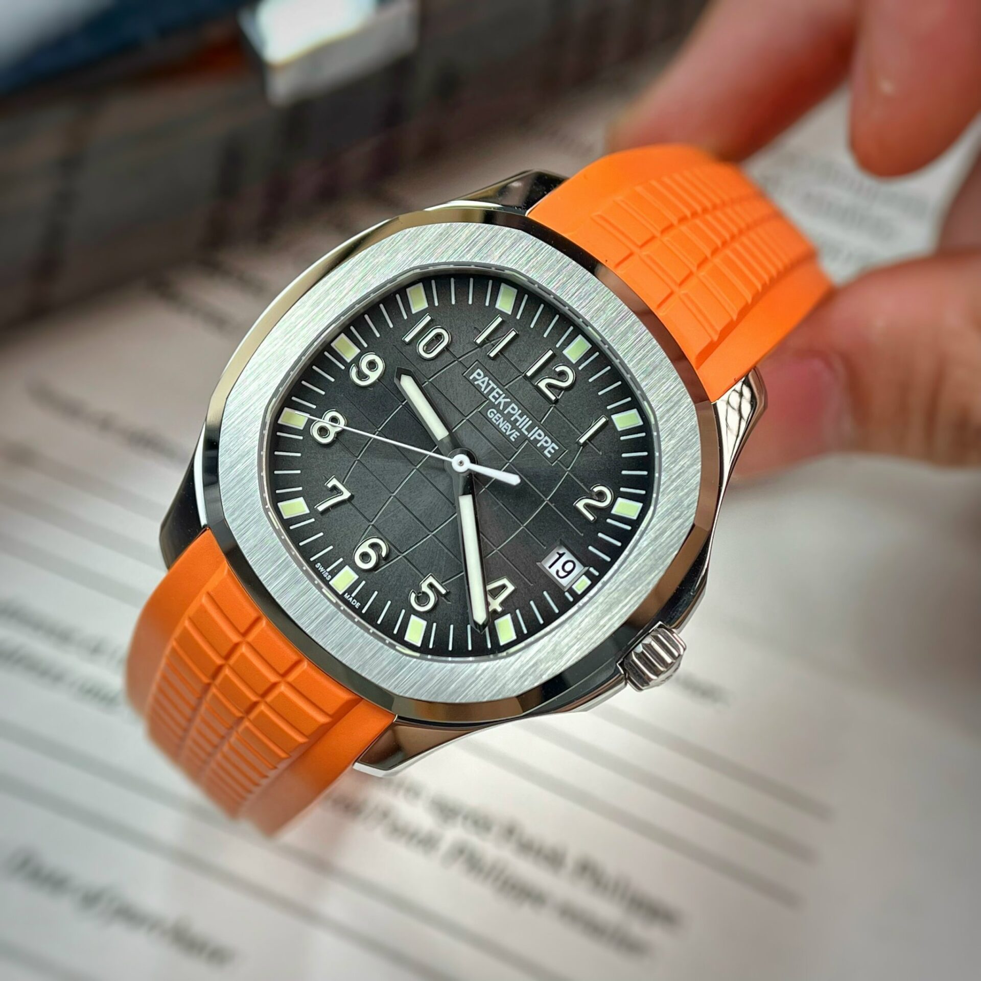 replica Patek Philippe Replica Watch Aquanaut 5167 Custom Moissanite Diamonds 3K Factory 40mm WATCHES 3 