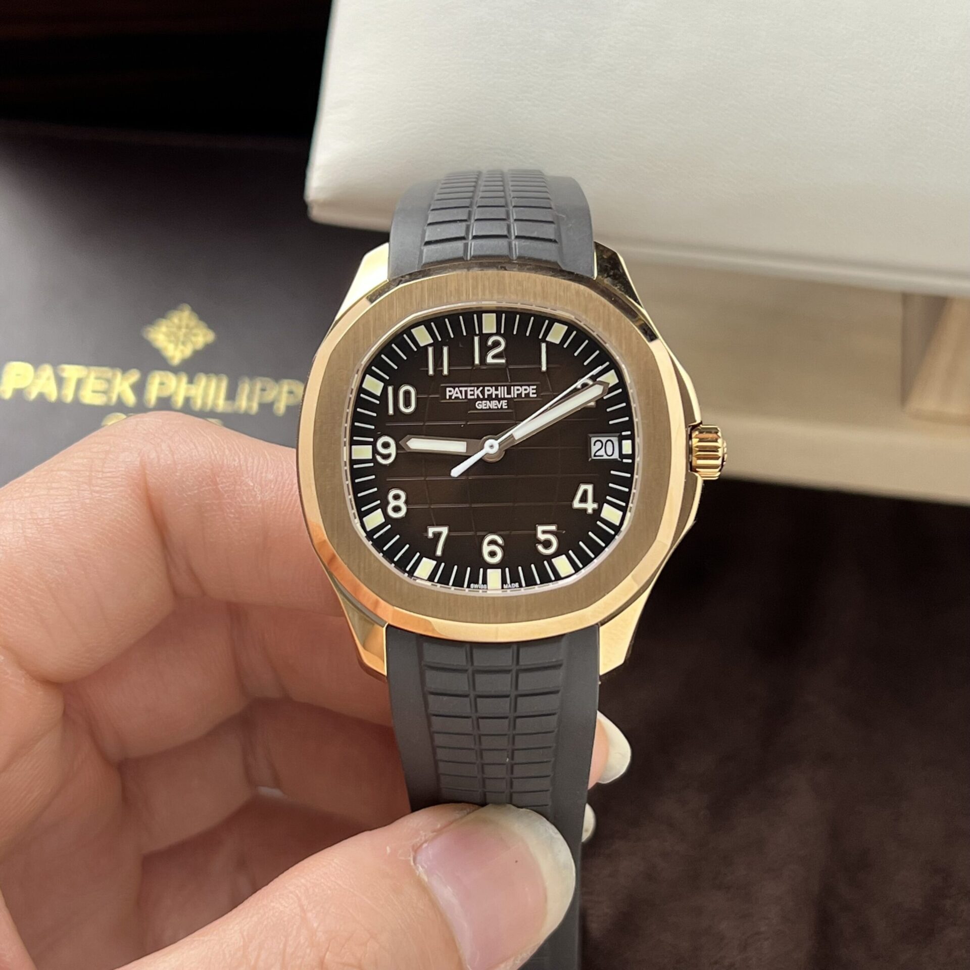replica Patek Philippe Fake Watch Nautilus 7010 Gray Dial Womens 32mm WATCHES 3 