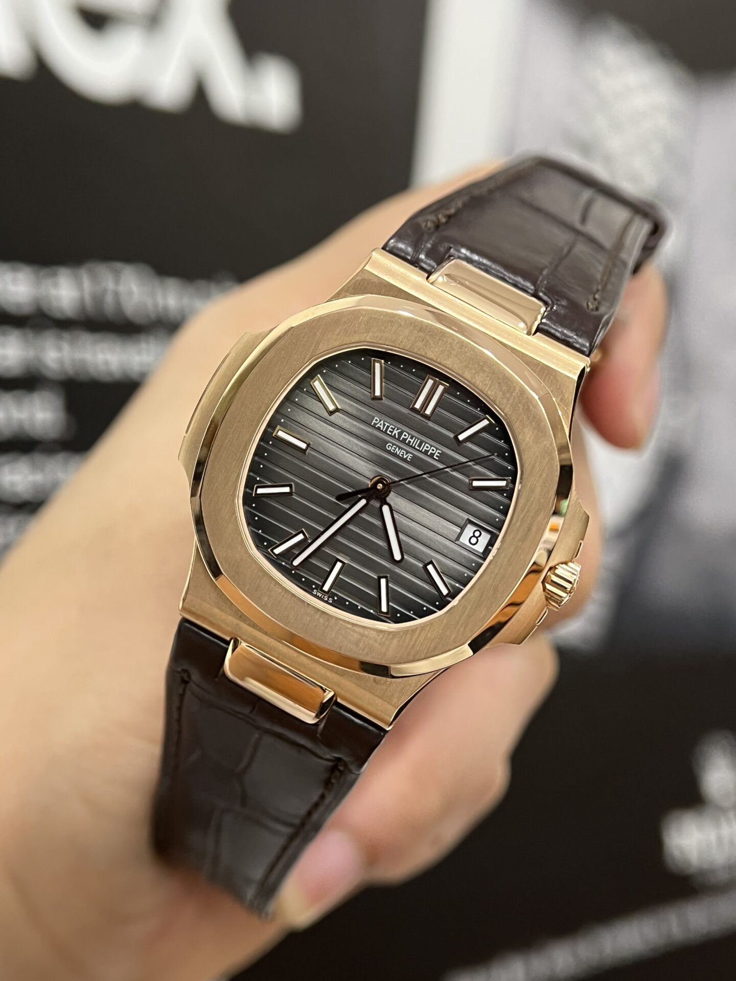 replica Patek Philippe Best Replica Watch Grand Complications 6104R Custom Solid Gold Watch and Diamonds 44mm WATCHES 3 
