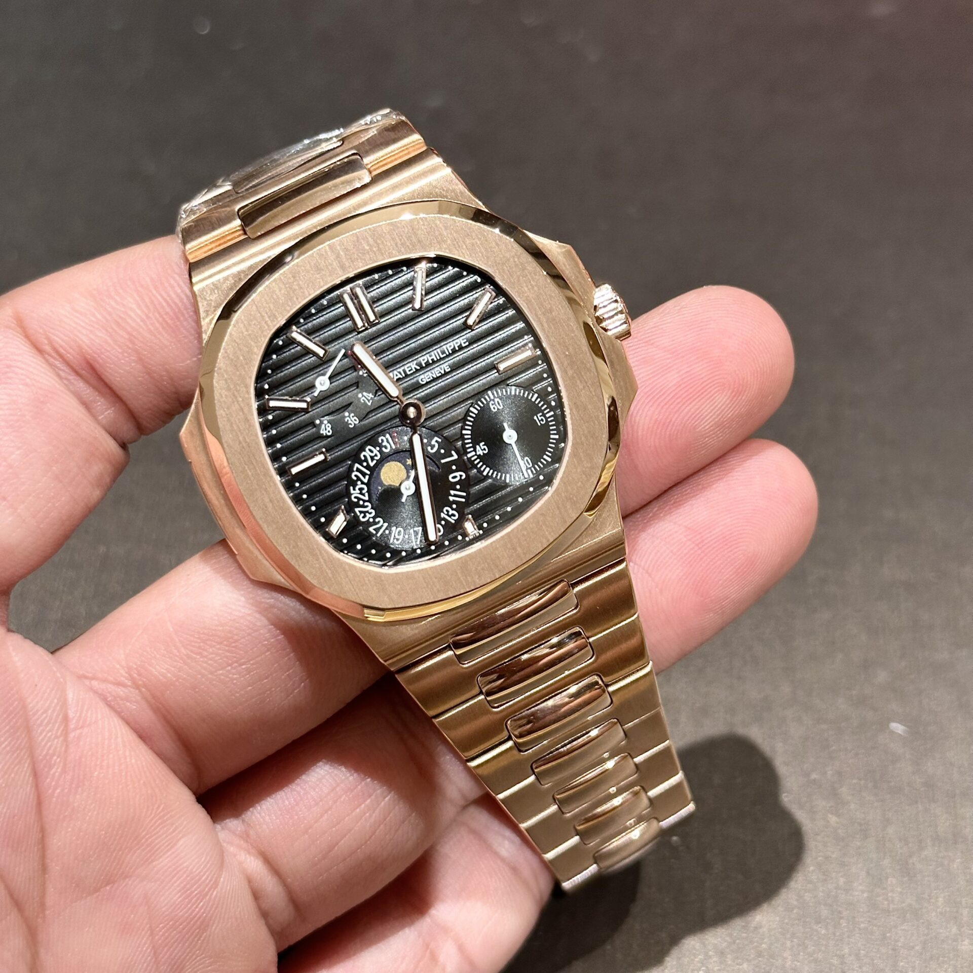 replica Patek Philippe Replica Watch Aquanaut 5167G Rubber Strap GR Factory 40mm WATCHES 3 