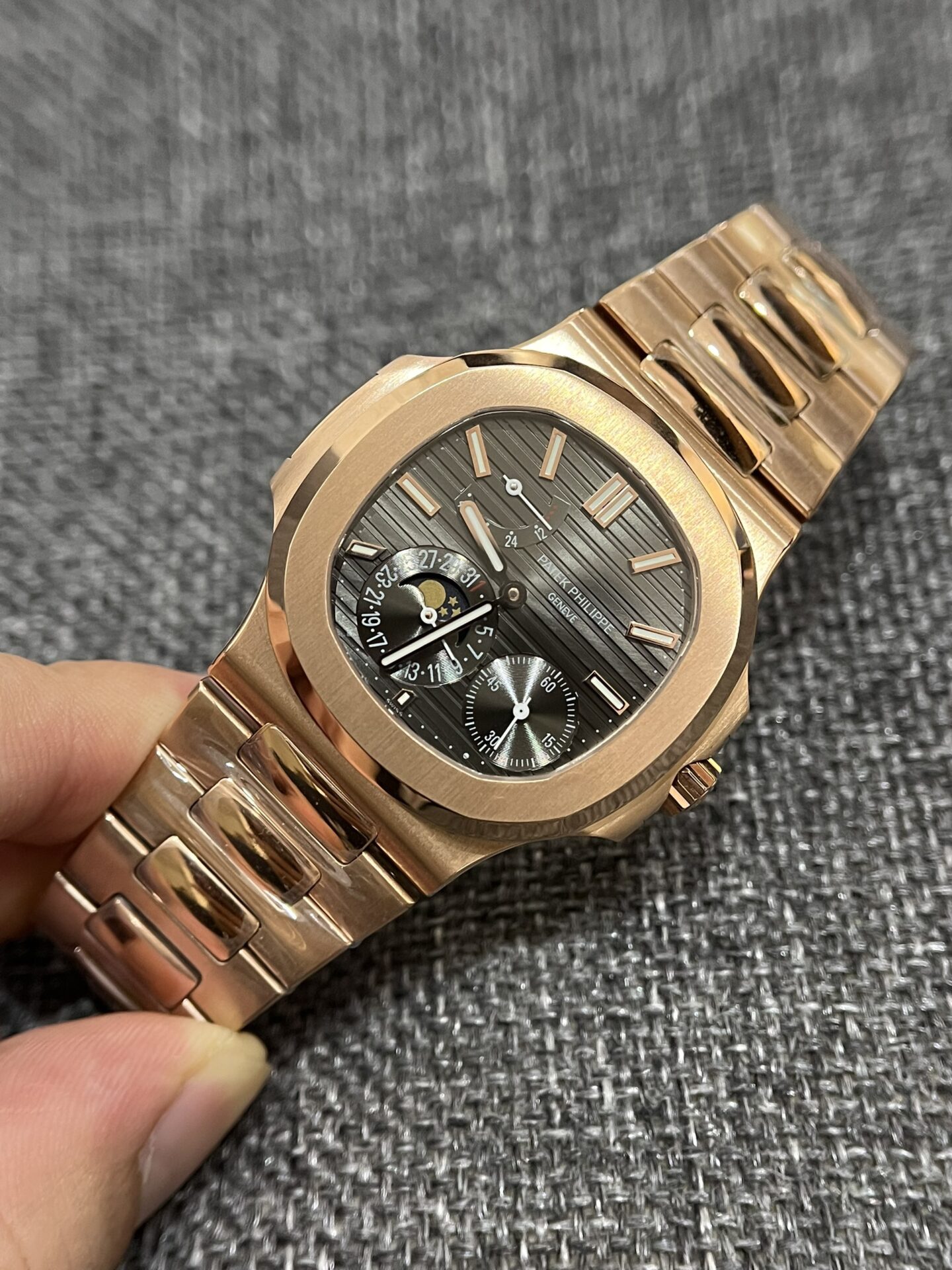 replica Patek Philippe Replica Watches Calatrava 5227R Leather Strap 3K Factory 39mm WATCHES 3 