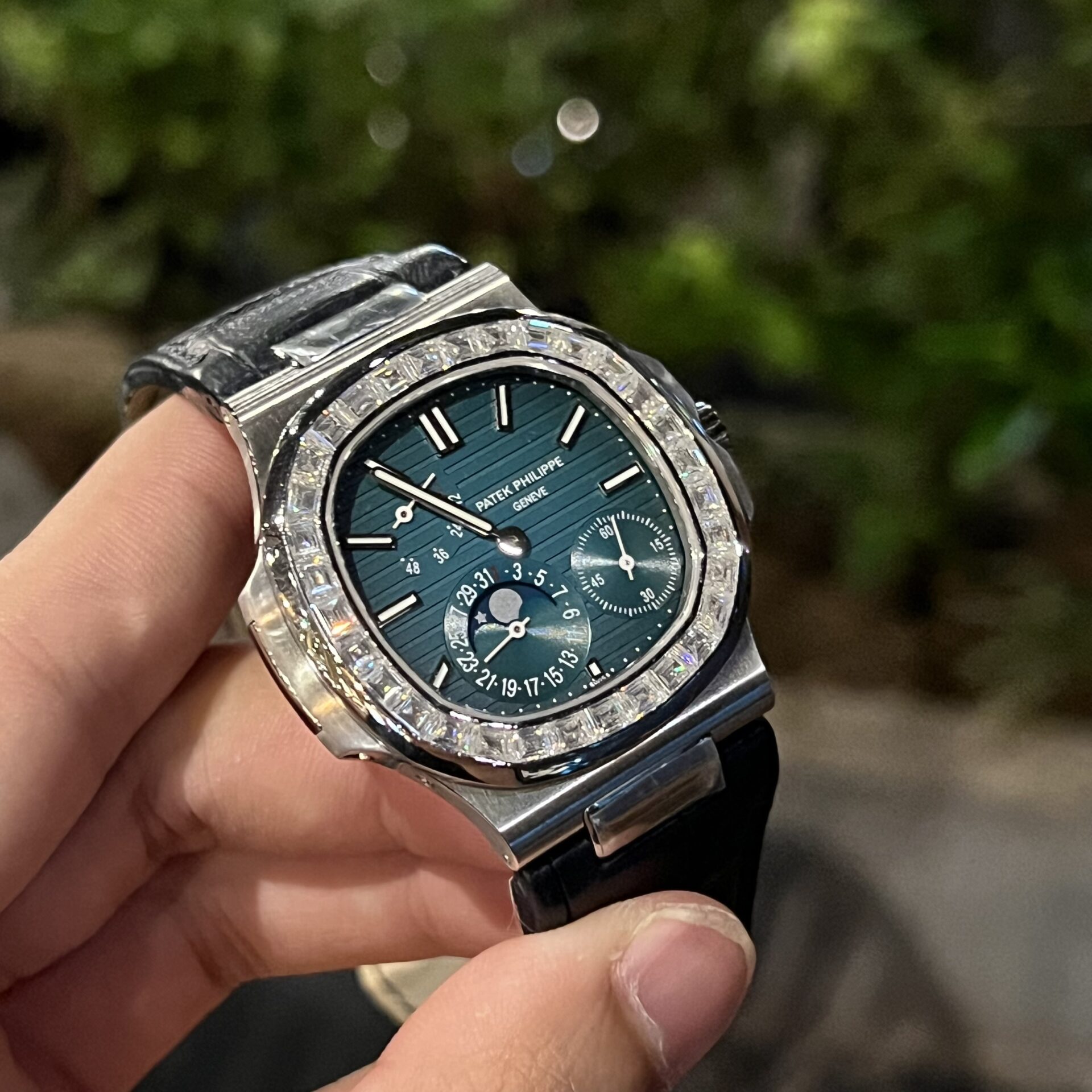 replica Patek Philippe Replica Watch Complications 5905G Dial Green 42mm WATCHES 3 