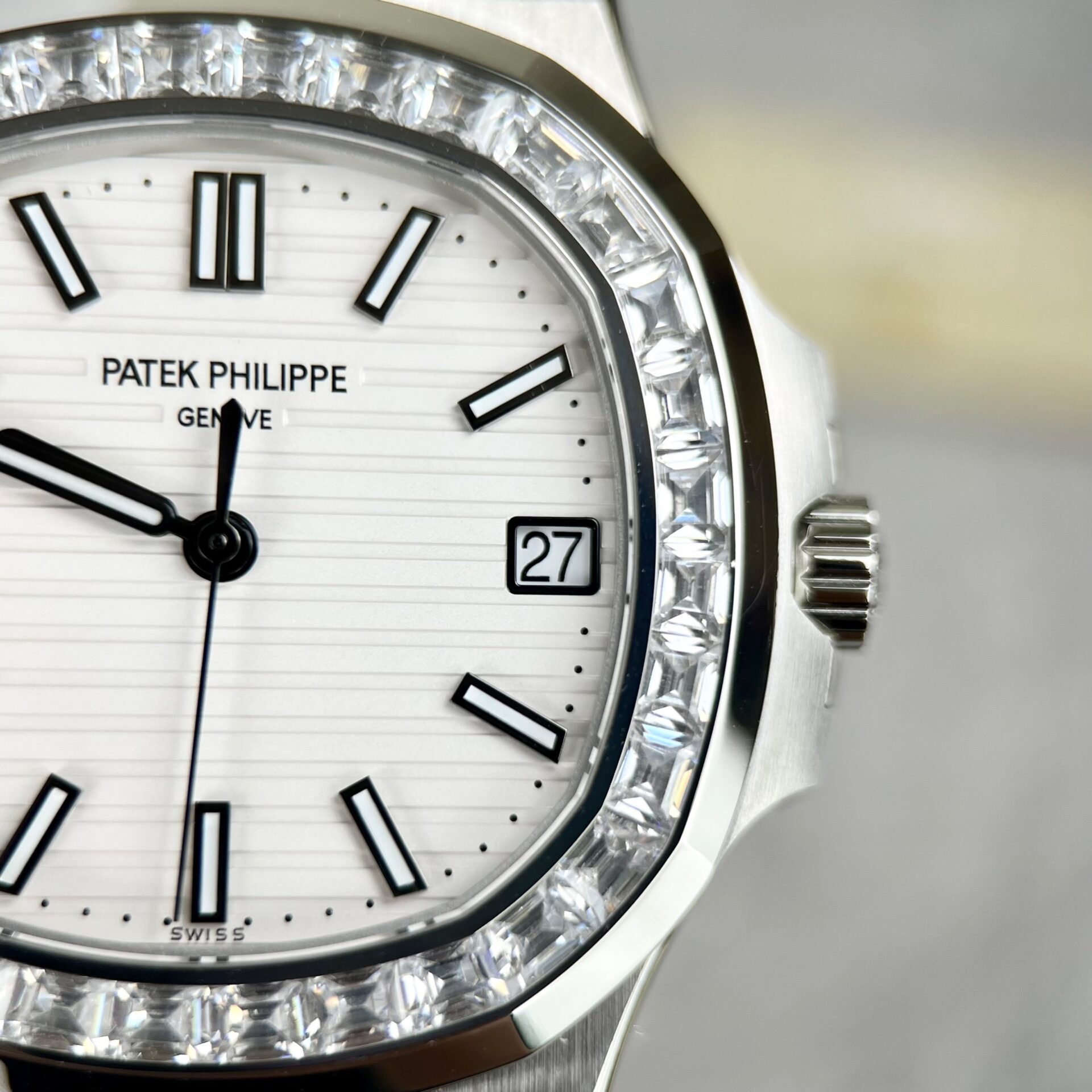 replica Patek Philippe Replica Watch Aquanaut 5167G Rubber Strap GR Factory 40mm WATCHES 3 
