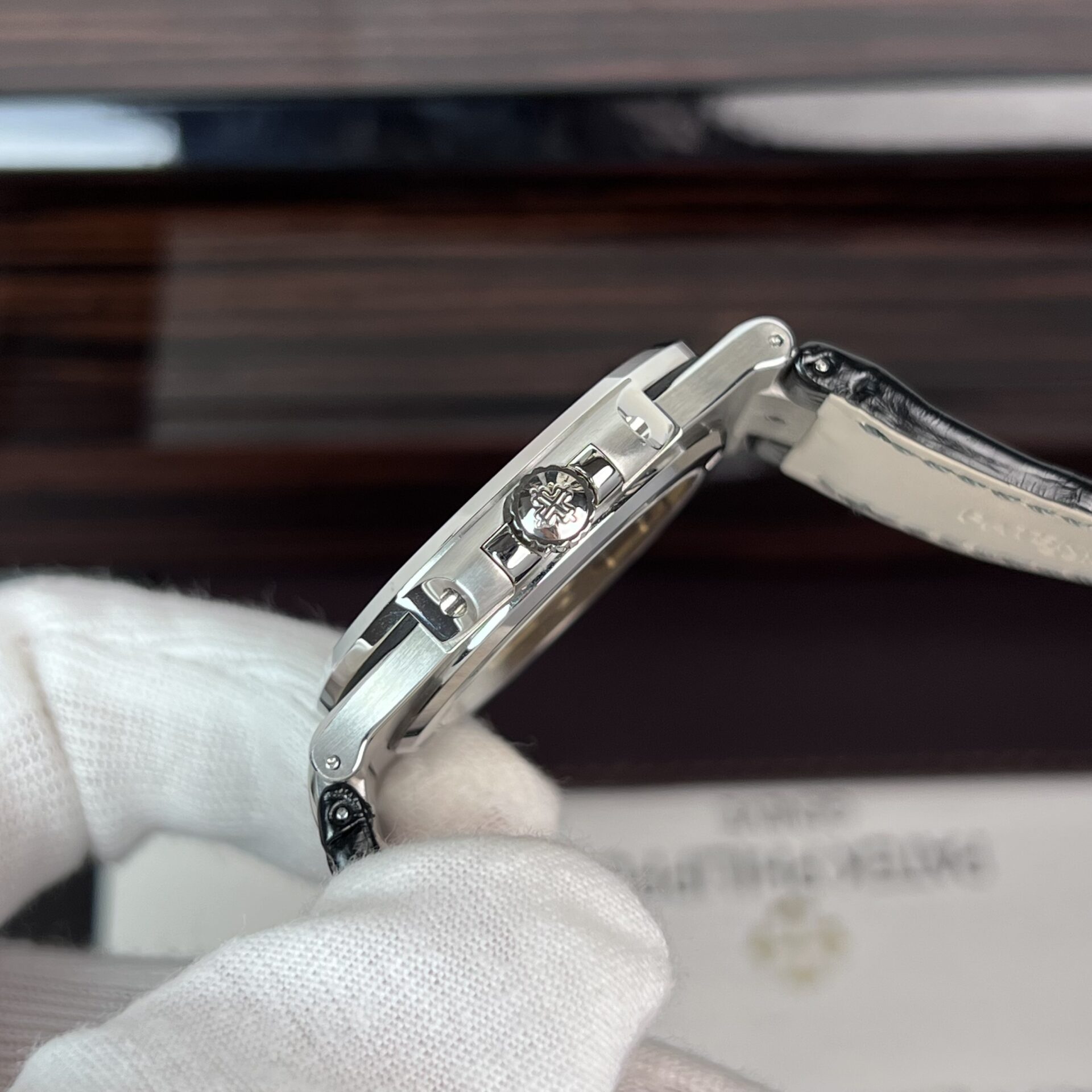 replica Patek Philippe Replica Watch Complications 5905G Dial Black 42mm WATCHES 3 