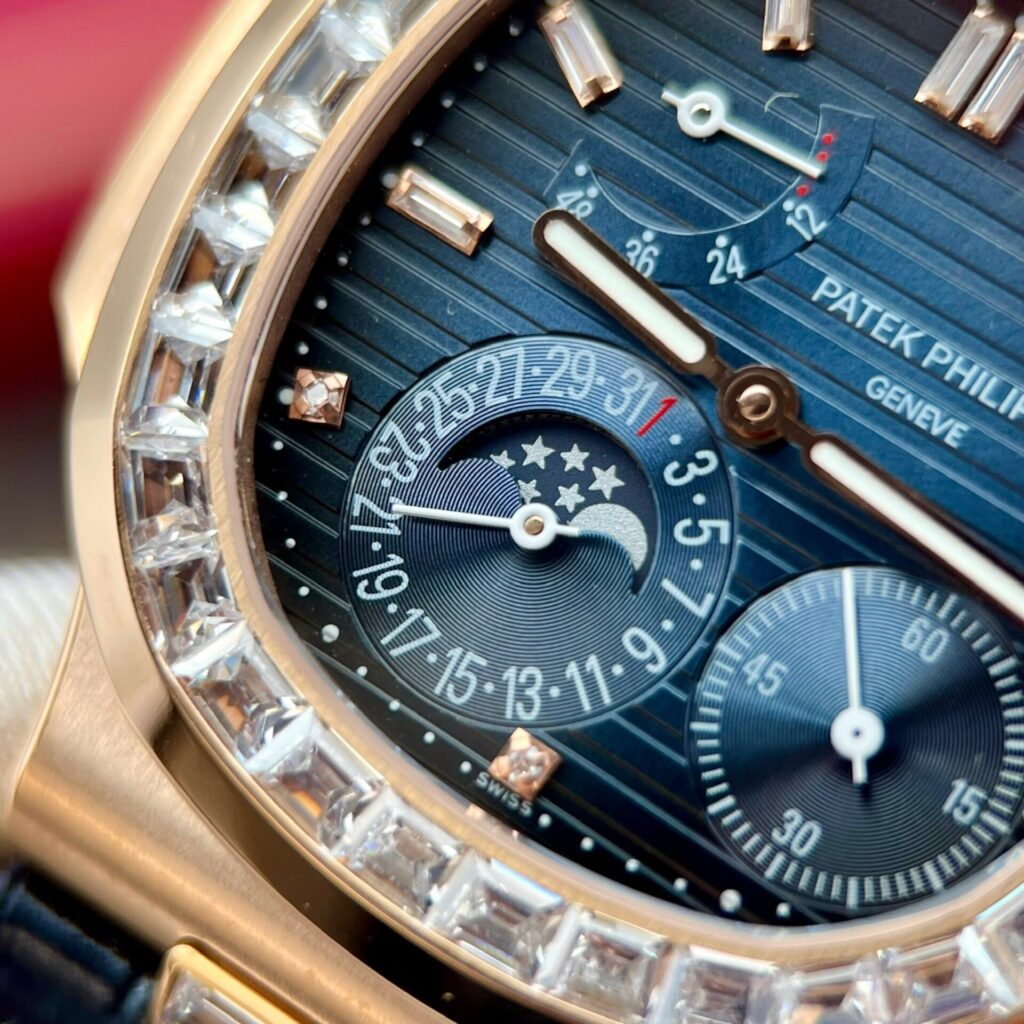 replica Patek Philippe Replica Watch Aquanaut 5167 Custom Moissanite Diamonds 3K Factory 40mm WATCHES 3 