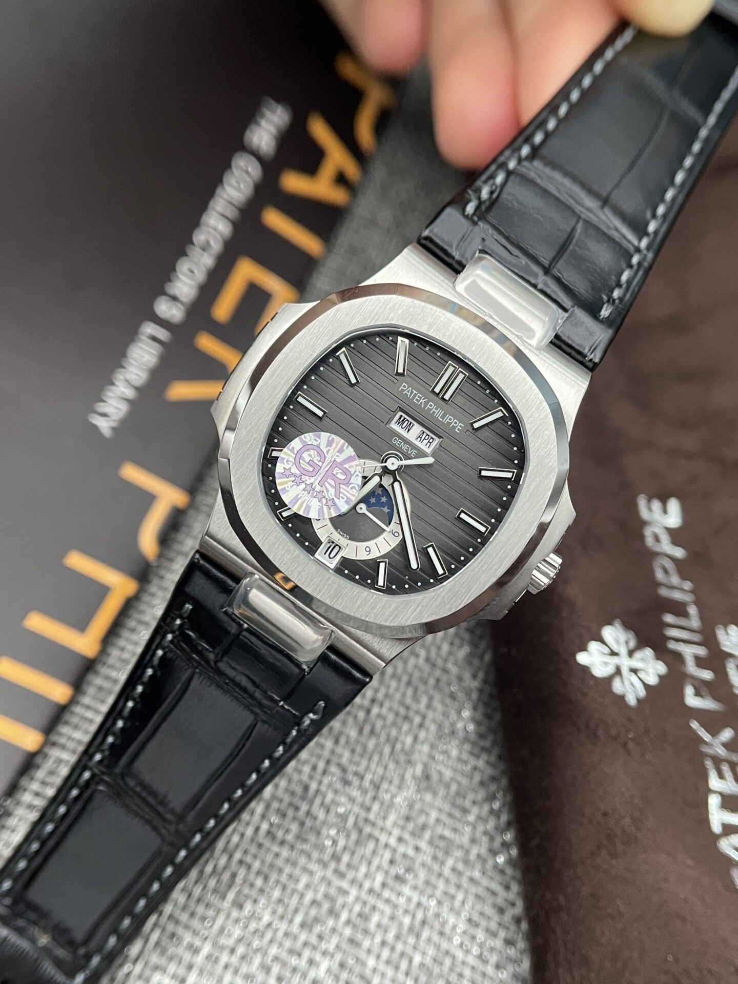replica Patek Philippe Replica Watch Complications 5905G Dial Green 42mm WATCHES 3 