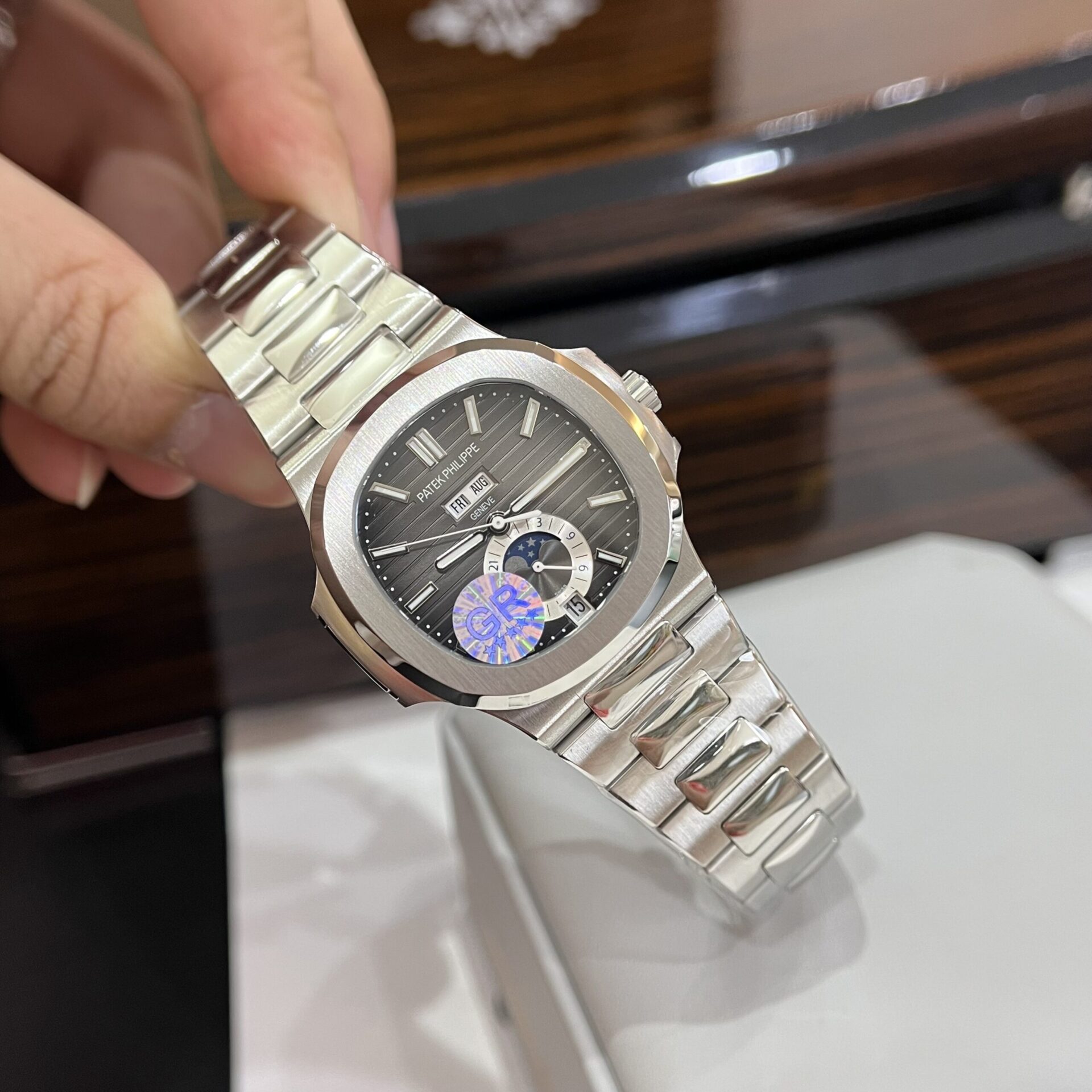 replica Patek Philippe Best Replica Watch Nautilus 5719 Custom Full Moissanite Diamonds 40mm WATCHES 3 
