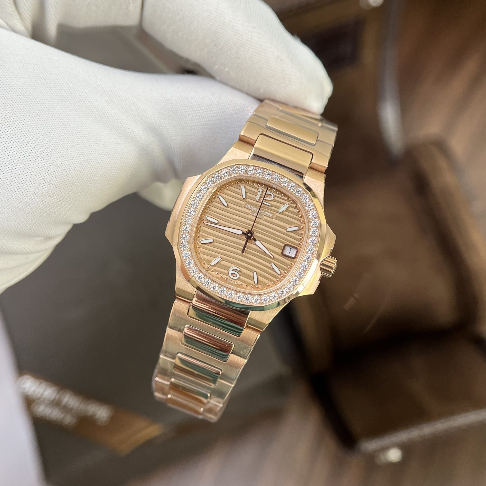 replica Patek Philippe Replica Watches Calatrava 5227R Leather Strap 3K Factory 39mm WATCHES 3 