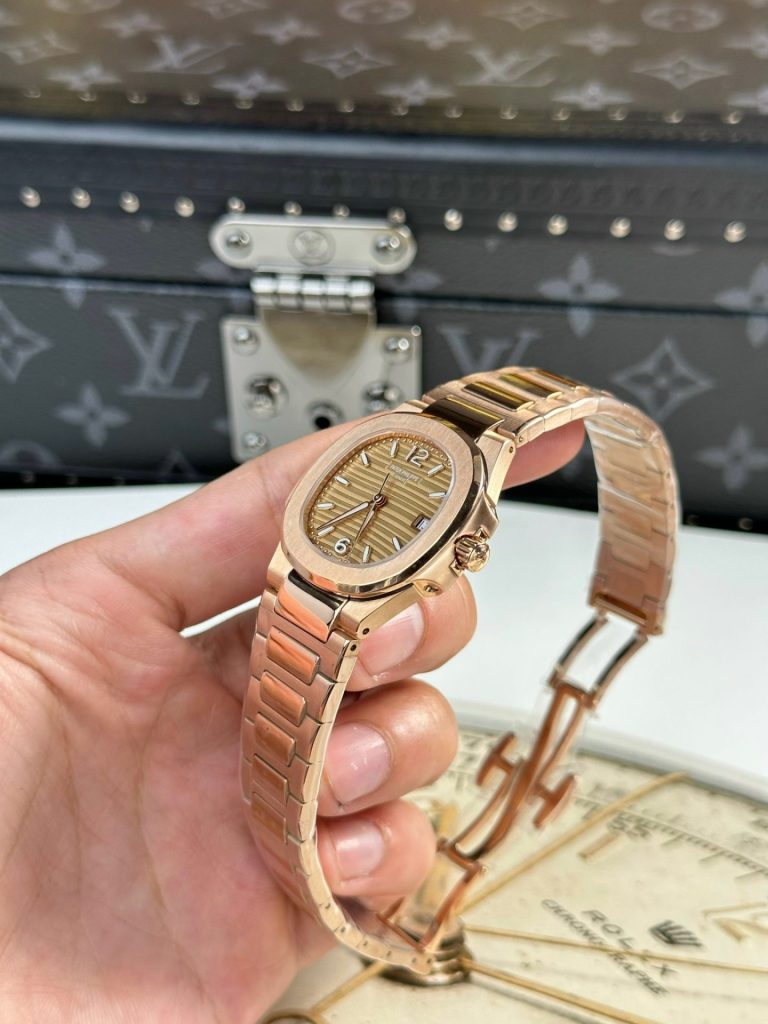 replica Patek Philippe Replica Watches Nautilus 7010 Womens Black Dial 32mm WATCHES 3 