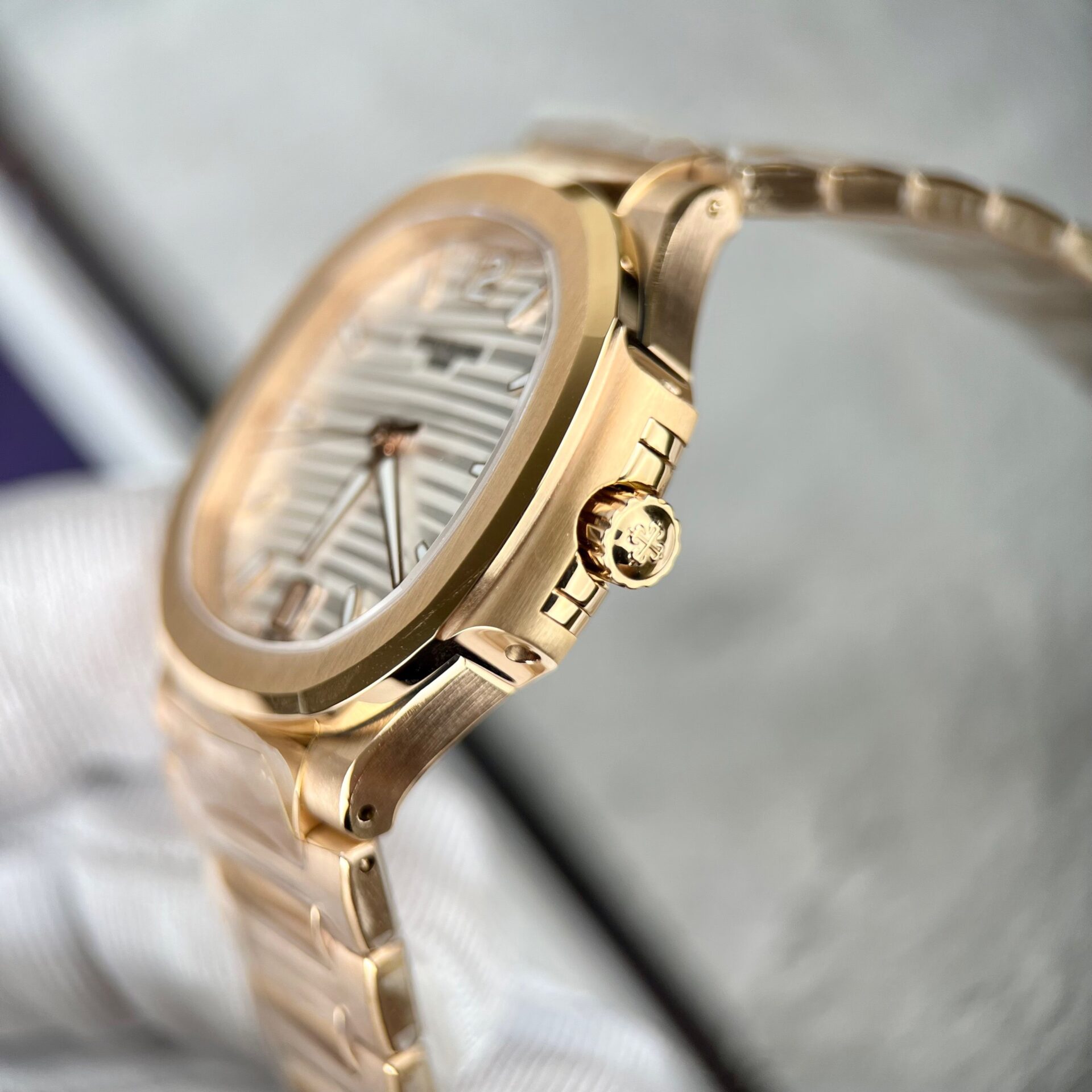 replica Patek Philippe Best Replica Watch Nautilus 5719 Custom Full Moissanite Diamonds 40mm WATCHES 3 