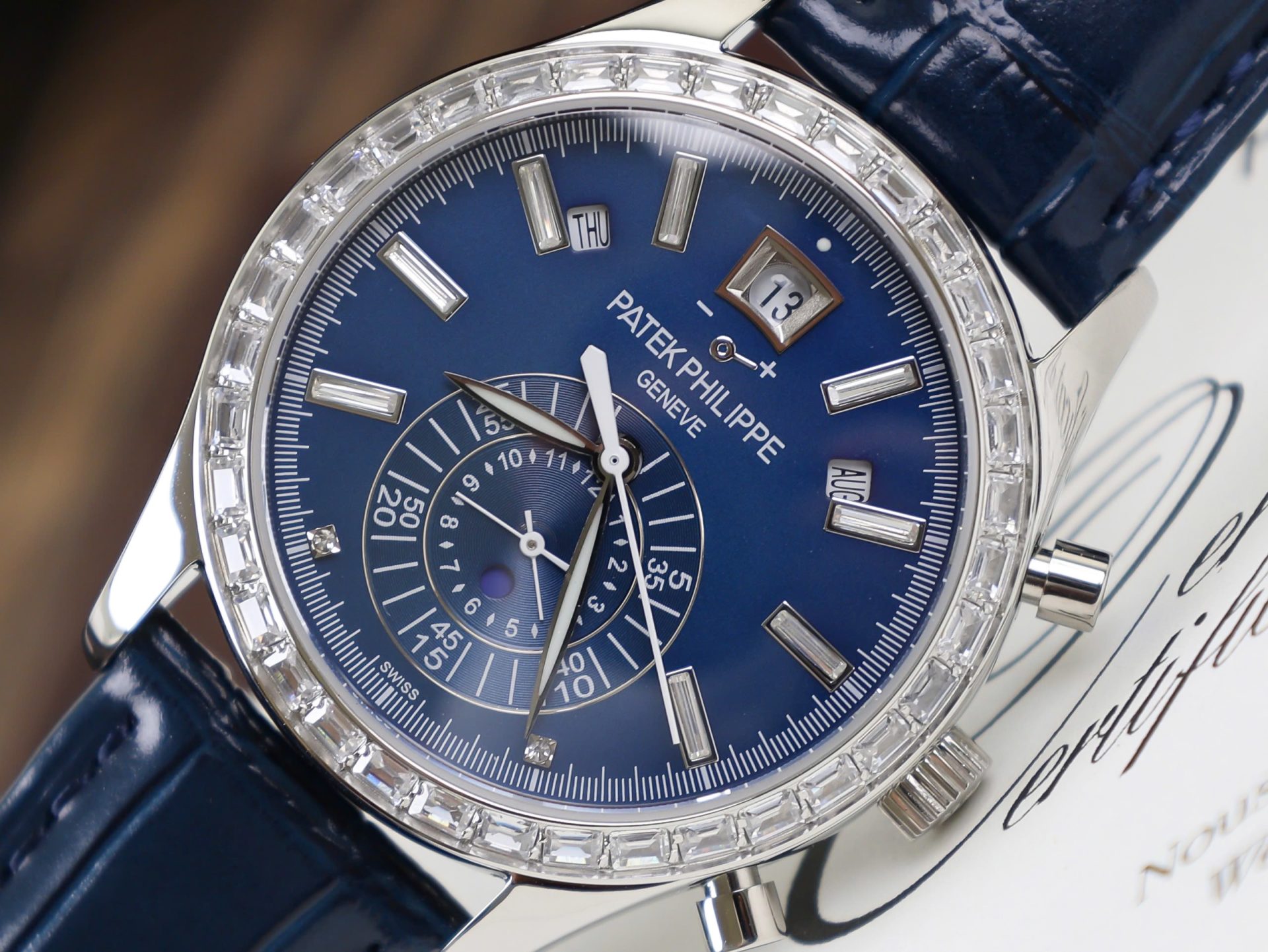replica Patek Philippe Replica Watch Complications 5961R Dial Black TW Factory 40.5mm WATCHES 3 