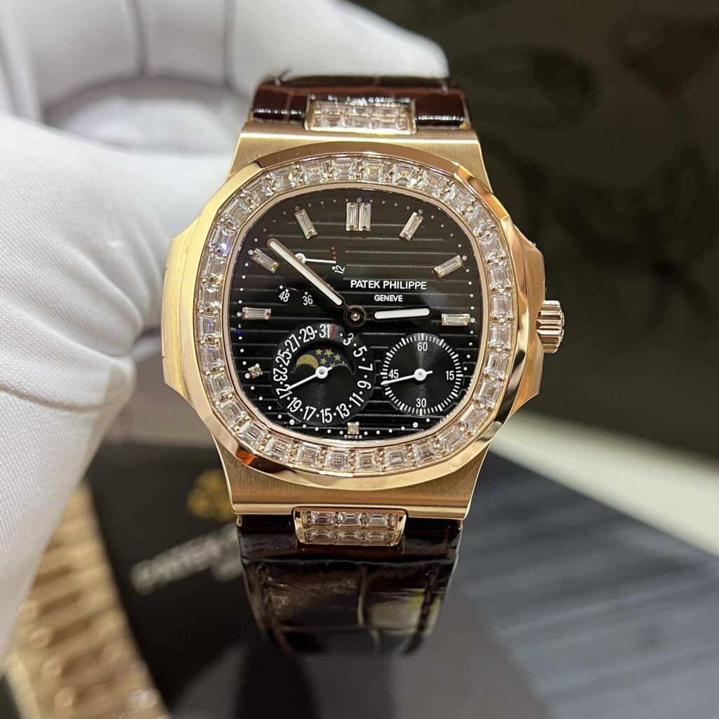 replica Patek Philippe Replica Watches Nautilus 7010 Womens Black Dial 32mm WATCHES 3 
