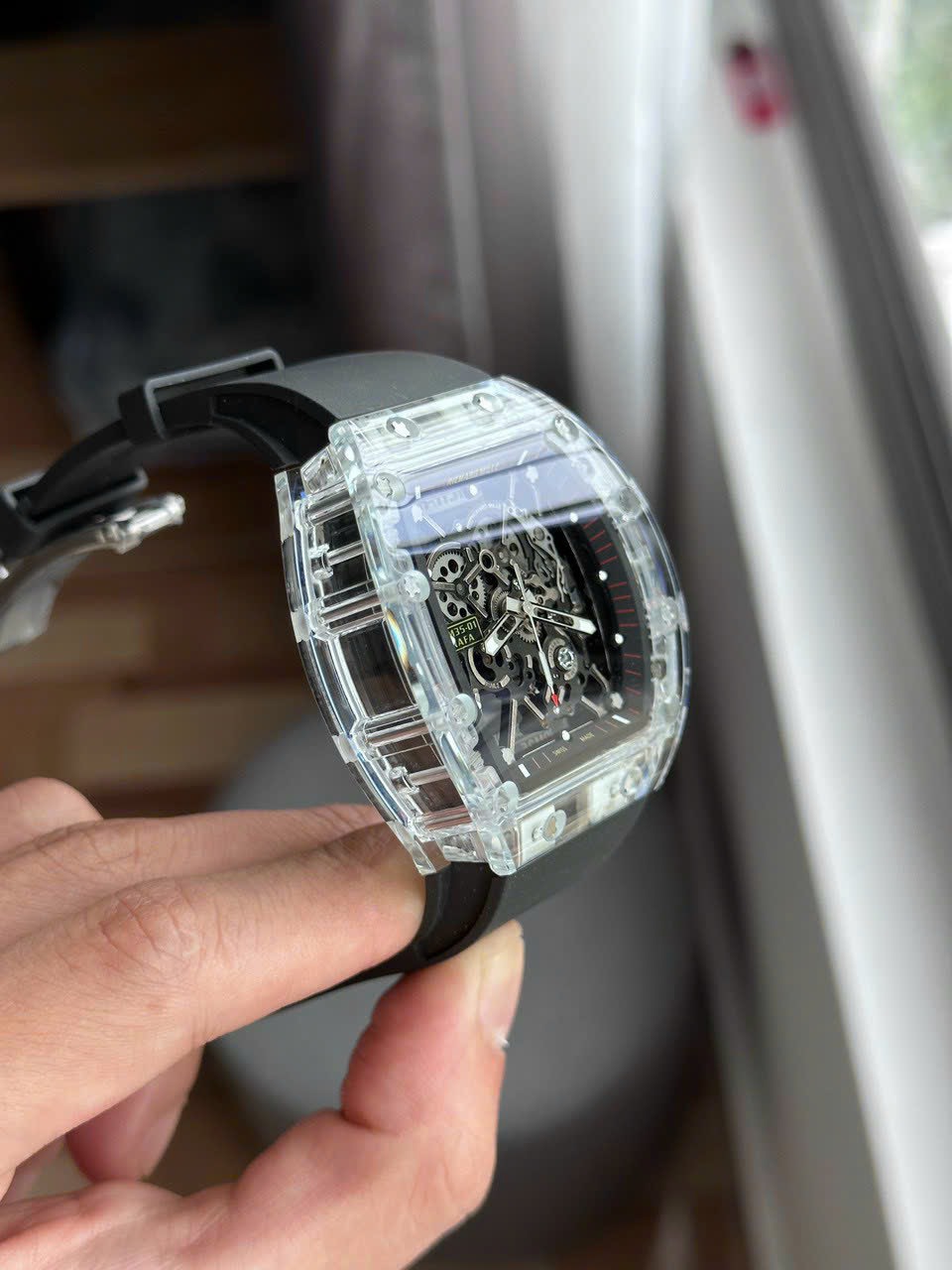 replica Richard Mille Best Replica Watches RM07 Black Ceramic 36mm WATCHES 3 
