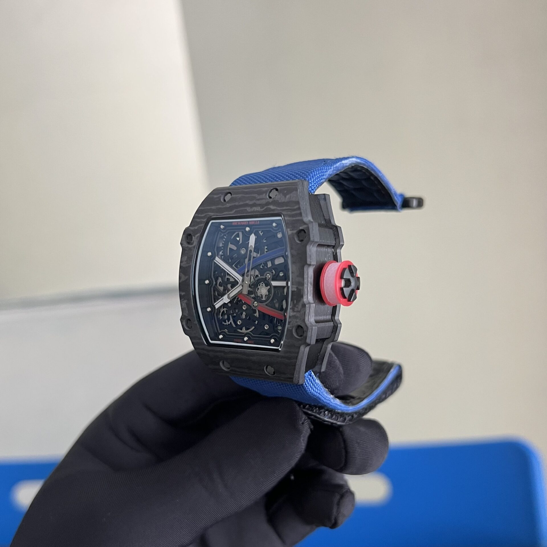 replica Richard Mille Replica Watch RM35-01 Carbon Rubber Strap BBR Factory 44mm WATCHES 3 