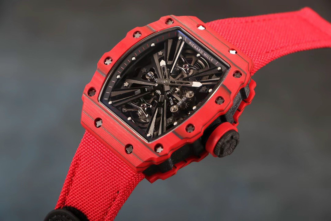 replica Richard Mille Replica Watch RM21-01 Tourbillon Carbon RM Factory 43mm WATCHES 3 