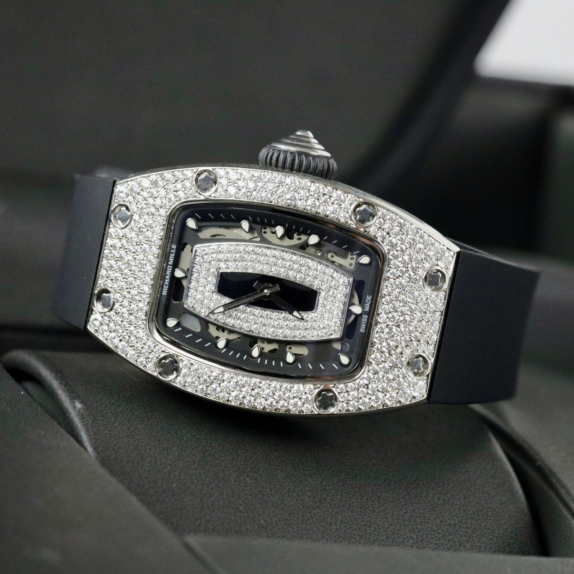 replica Richard Mille Best Replica Watches RM07 Black Ceramic 36mm WATCHES 3 