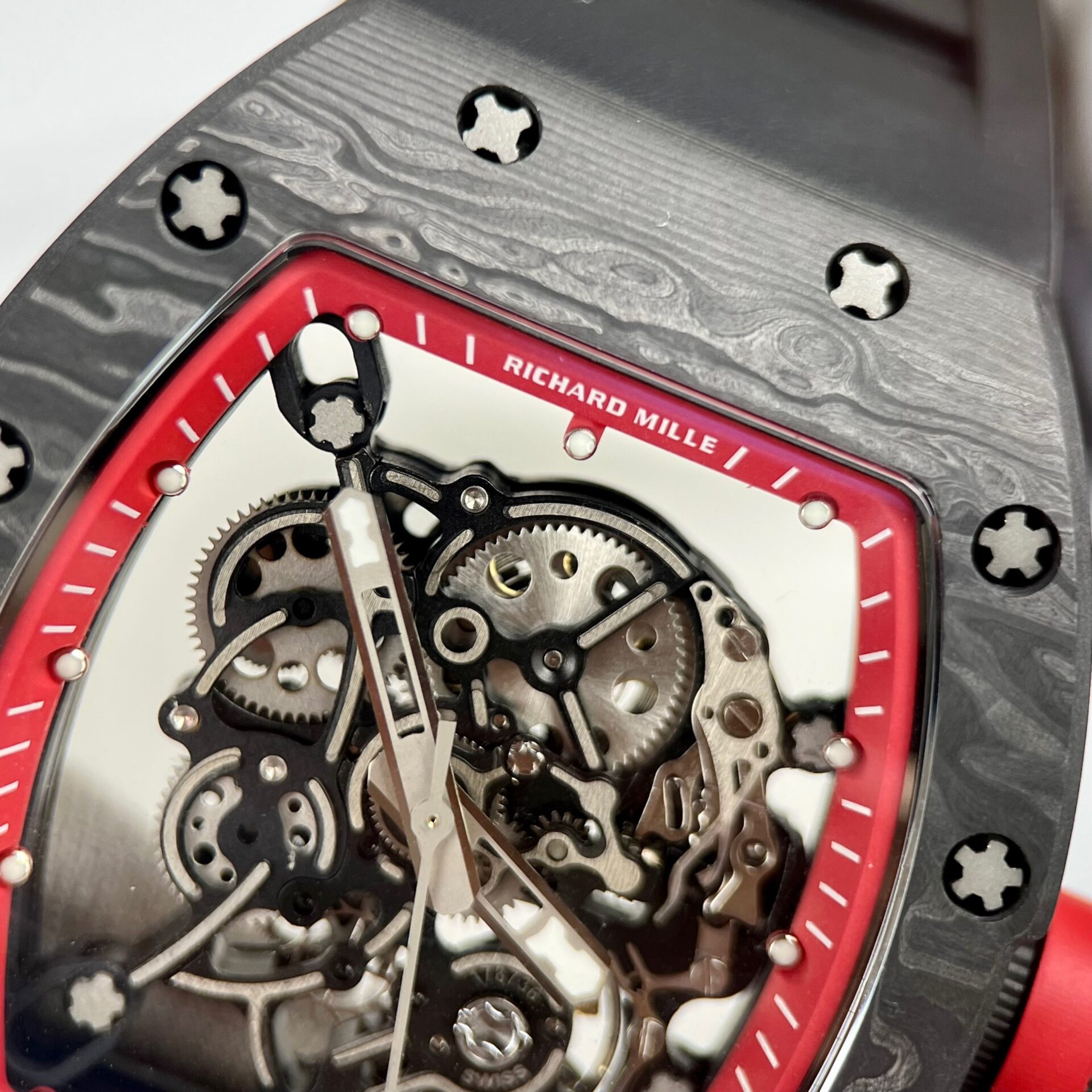 replica Richard Mille Replica Watch RM21-02 Tourbillon Aerodyne Rubber Strap 43mm WATCHES 3 