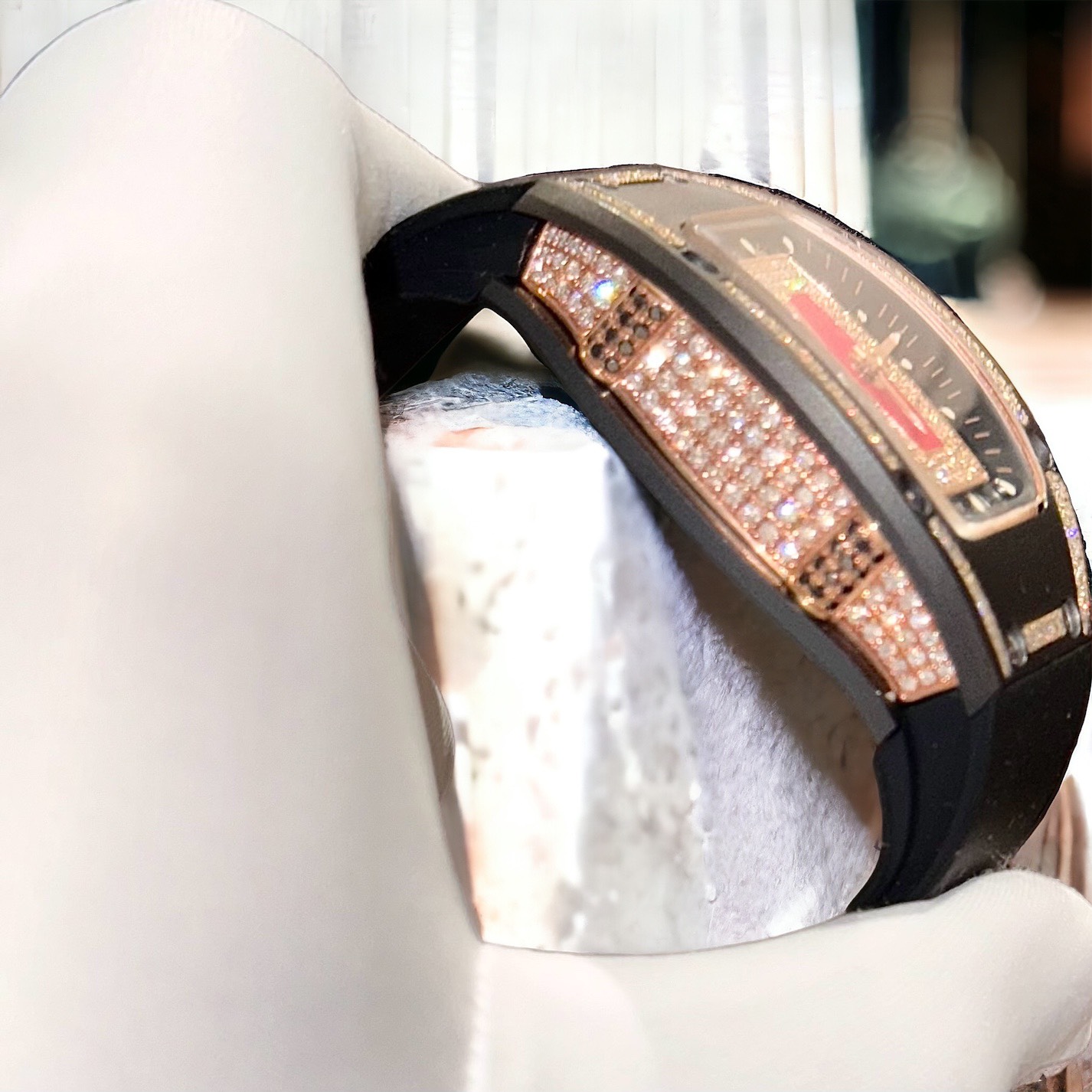 replica Richard Mille Best Replica Watch RM07 Black Ceramic 36mm WATCHES 3 