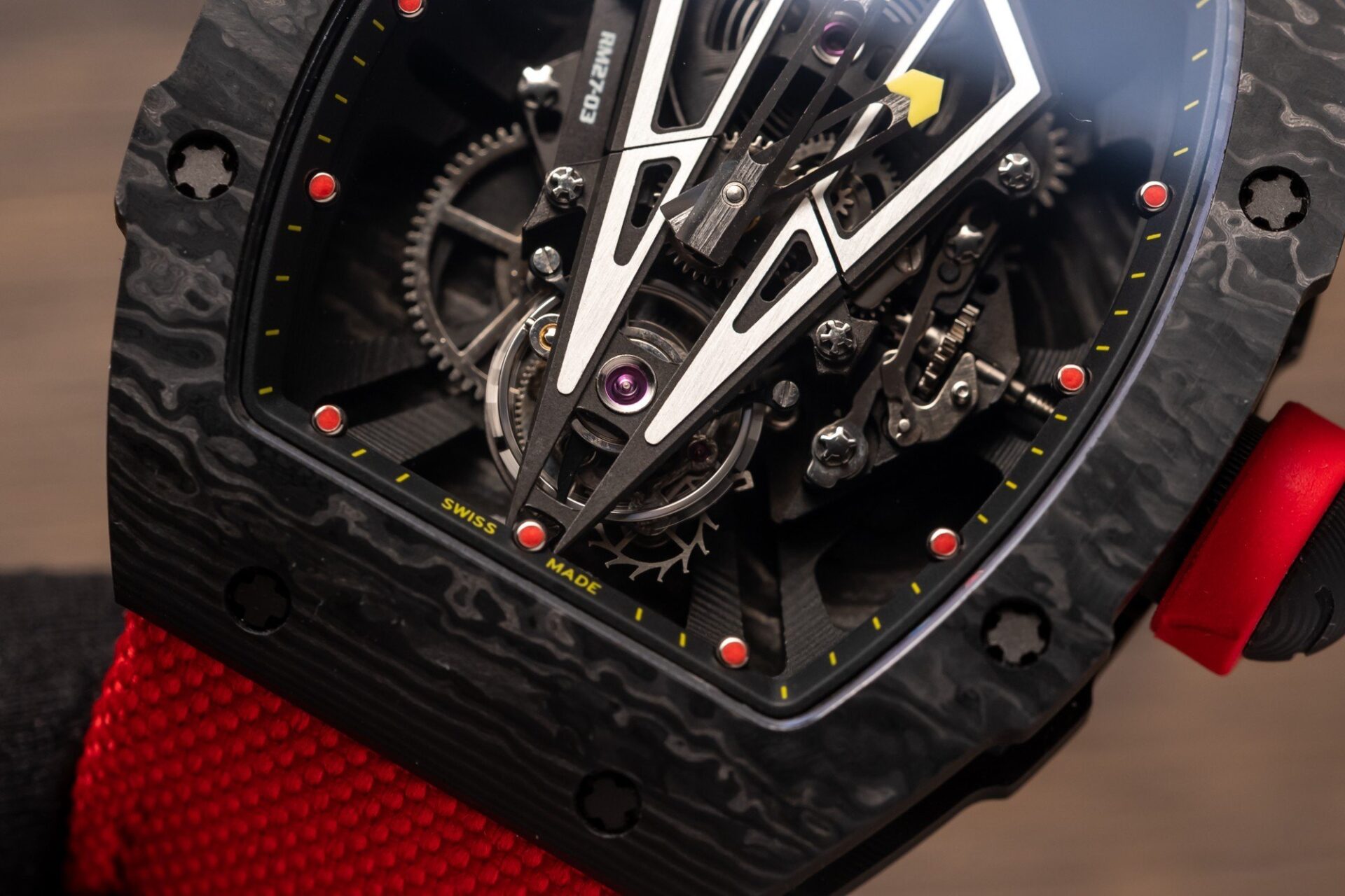 replica Richard Mille Replica Watch RM21-01 Tourbillon Carbon RM Factory 43mm WATCHES 3 