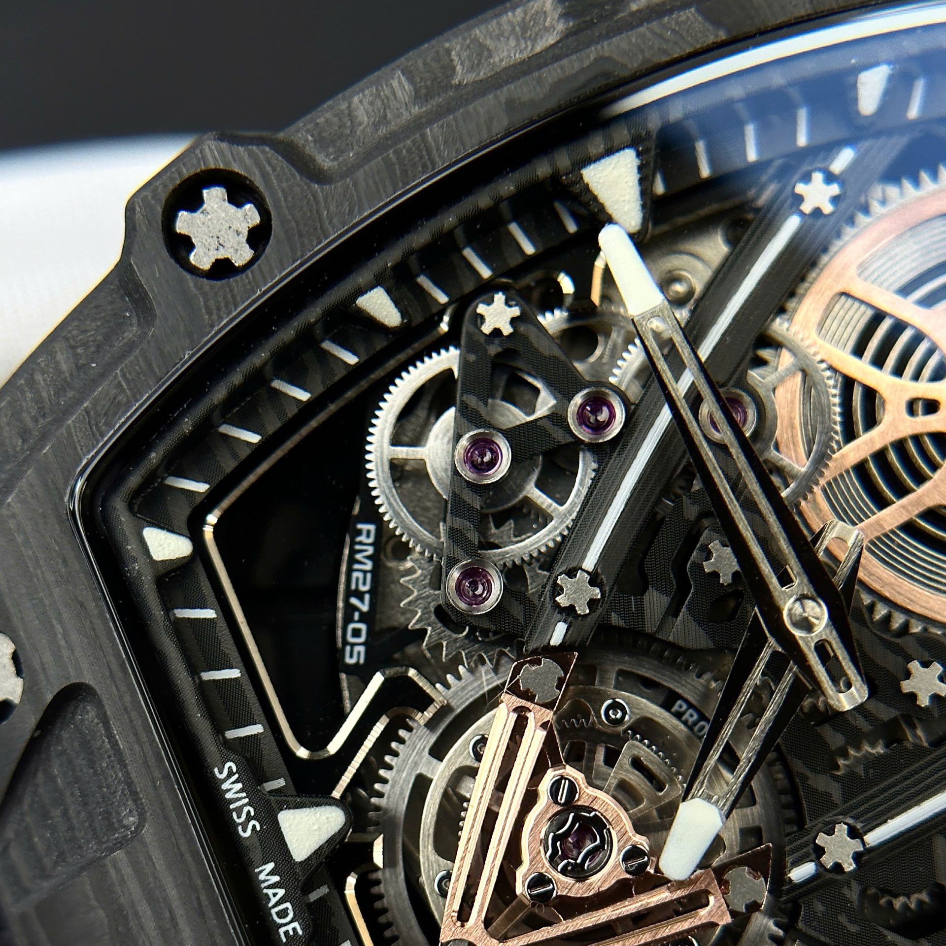 replica Richard Mille Replica Watch RM055 Bubba Watson Black Ceramic BBR Factory 45mm WATCHES 3 