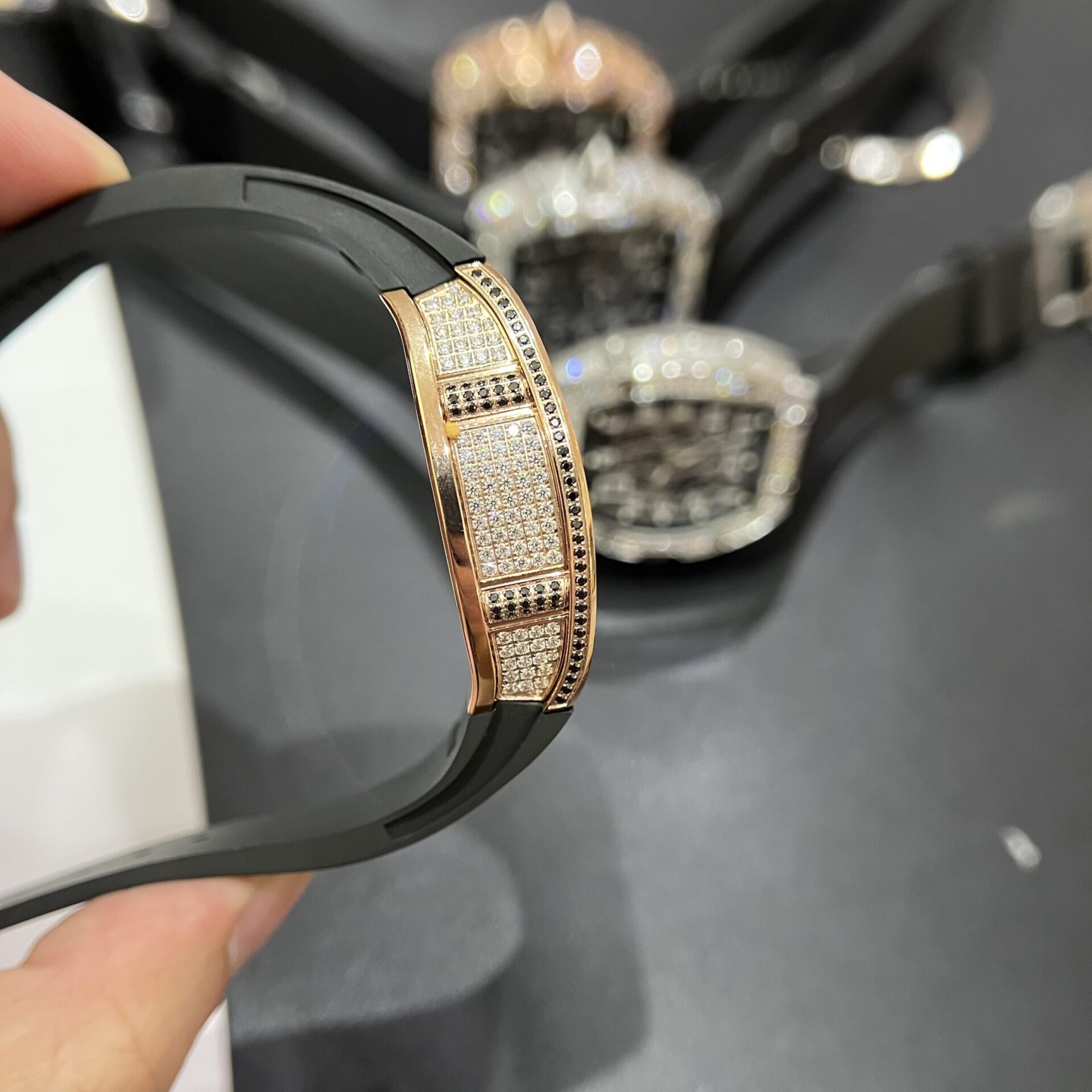 replica Richard Mille Best Replica Watches RM07 Black Ceramic 36mm WATCHES 3 