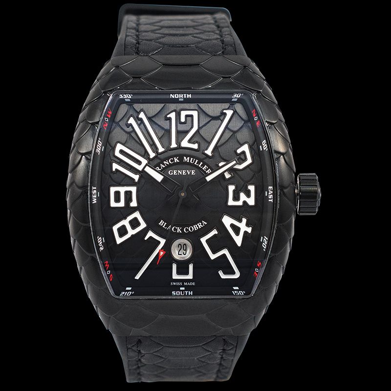 replica Franck Muller VANGUARD V 45 SC DT BLACK COBRA NR AC WATCHES 3 