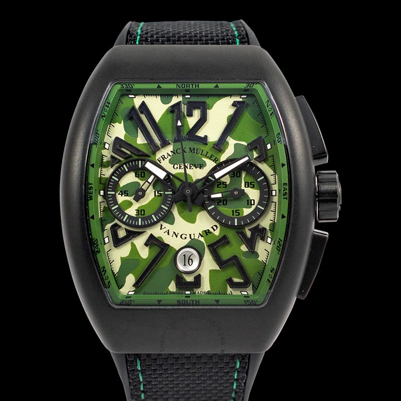 replica Franck Muller VANGUARD V45 CC DT CAMO TT NR MC VE WATCHES 3 