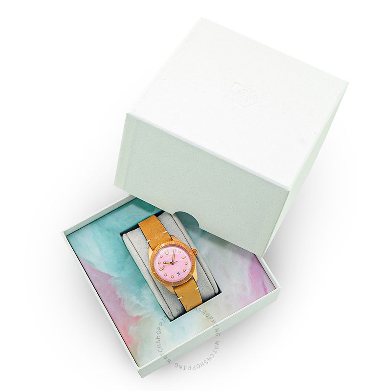 replica Divers Automatic Pink Dial Bronze Ladies Watch WATCHES 3 