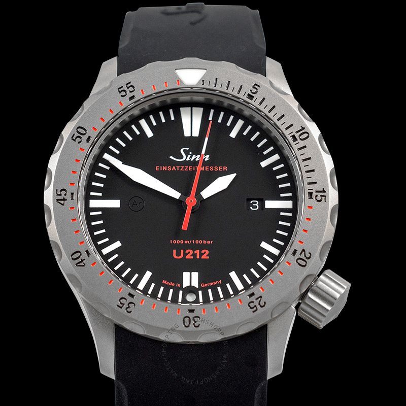 replica Sinn Diving Watches 212.040-Silicone-LFC-Blk WATCHES 3 