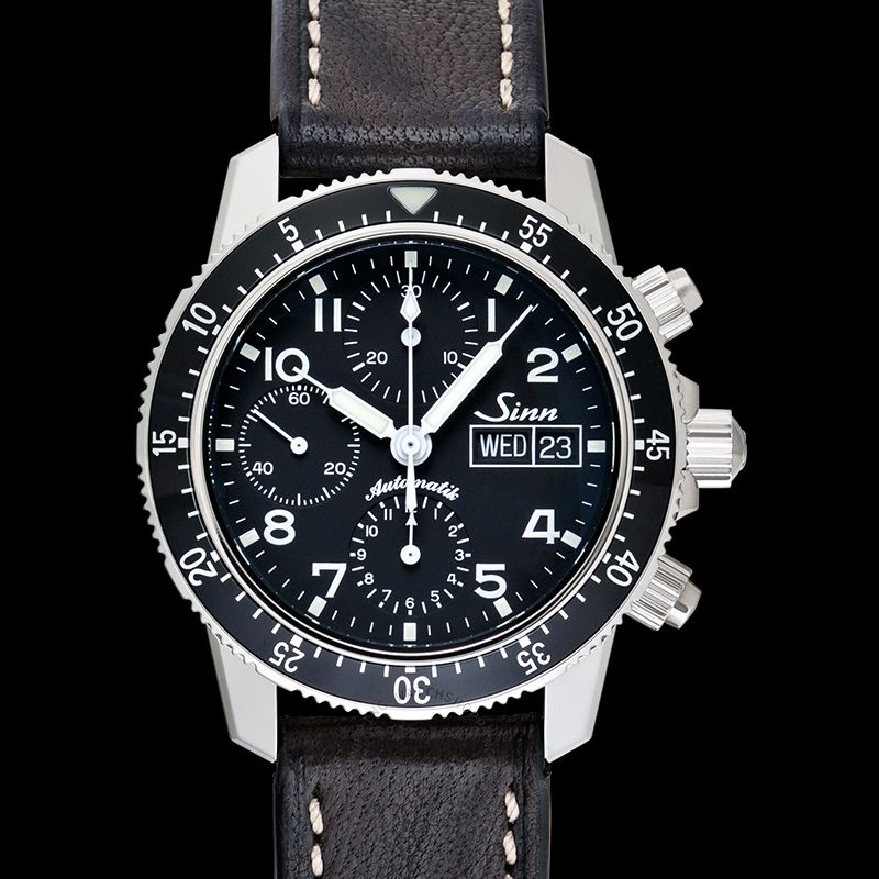 replica Sinn Instrument Chronographs 103.061-Leather-CIVS-DB-CSW WATCHES 3 