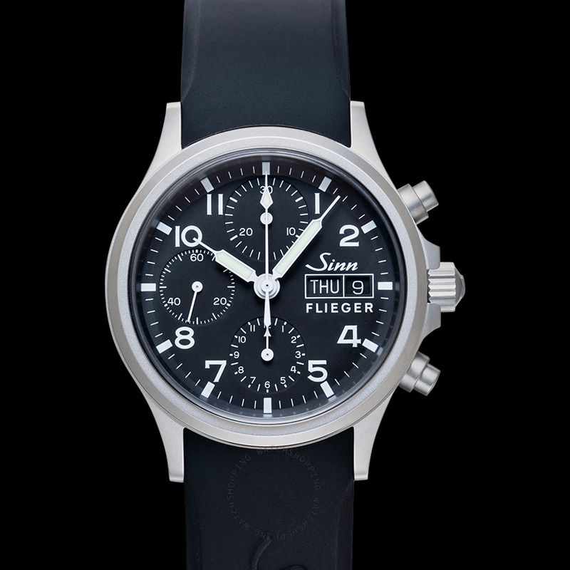 replica Sinn Instrument Chronographs 356.022-Silicone-LFC-Blk WATCHES 3 