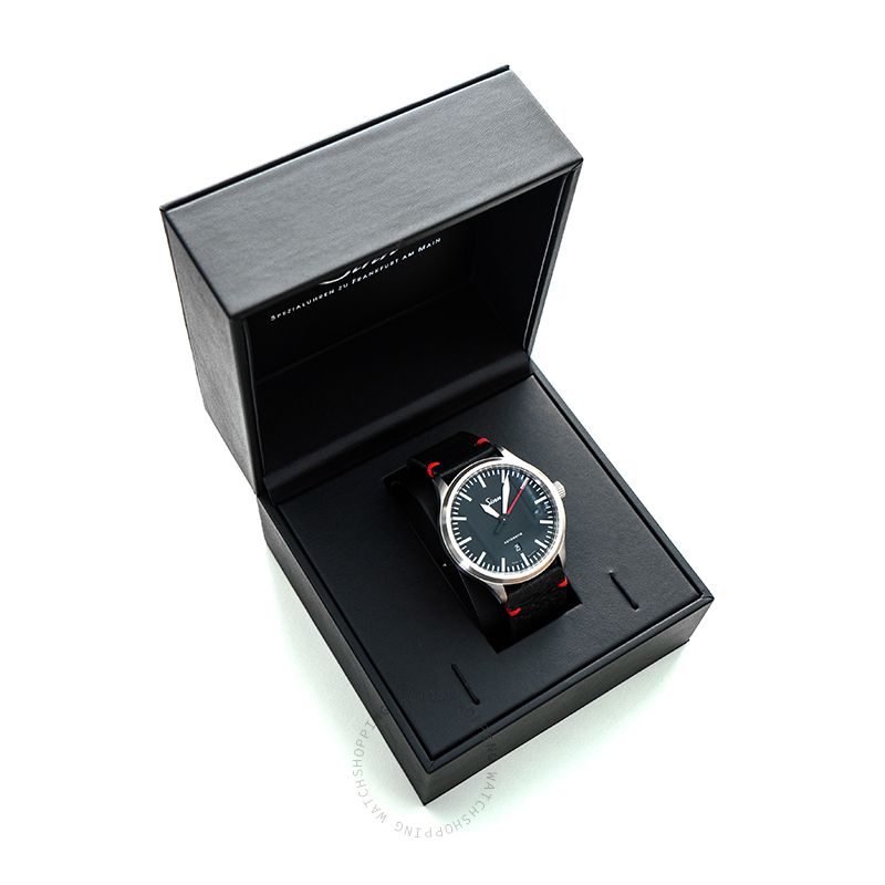 replica Sinn Instrument Chronographs 836.010-Leather-Cowhide-IVS-DSR-BLK WATCHES 3 