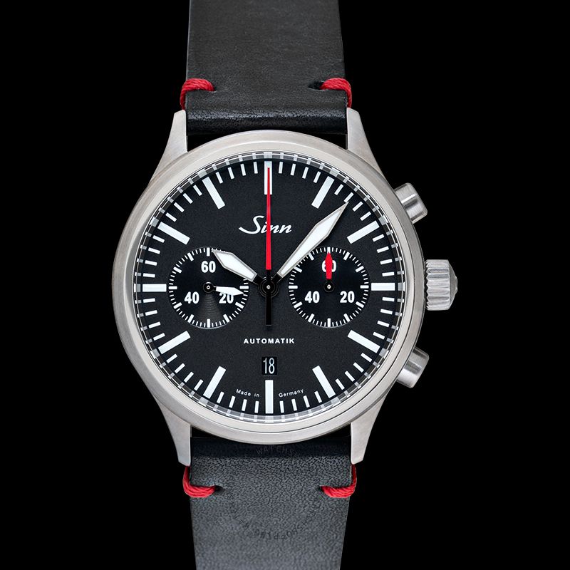 replica Sinn Instrument Chronographs 936.010-Leather-CIVS-Blk-DSR WATCHES 3 