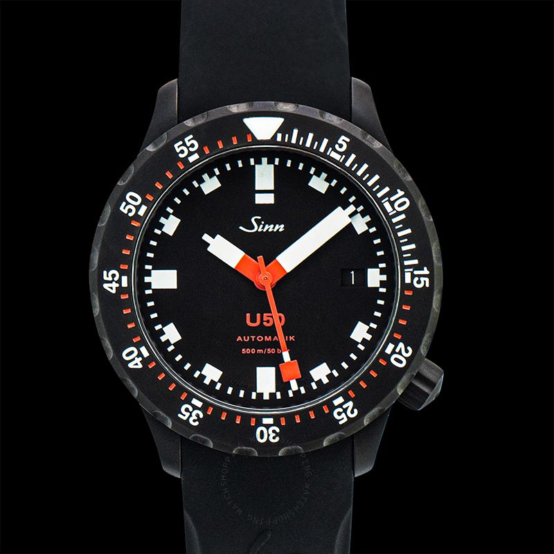 replica Sinn Diving Watches 1050.020-Silicone-LFC-Blk WATCHES 3 