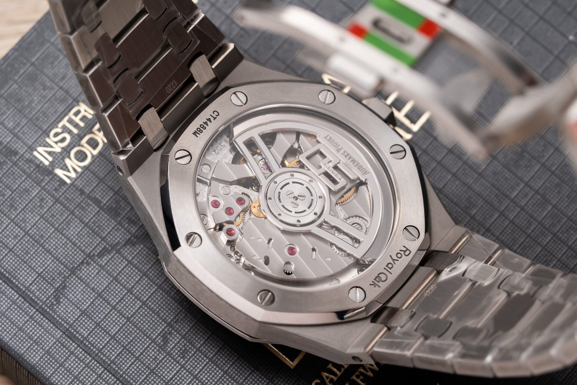replica Audemars Piguet Replica Watch Royal Oak 15400ST Black Dial Rubber Strap 41mm WATCHES 4 
